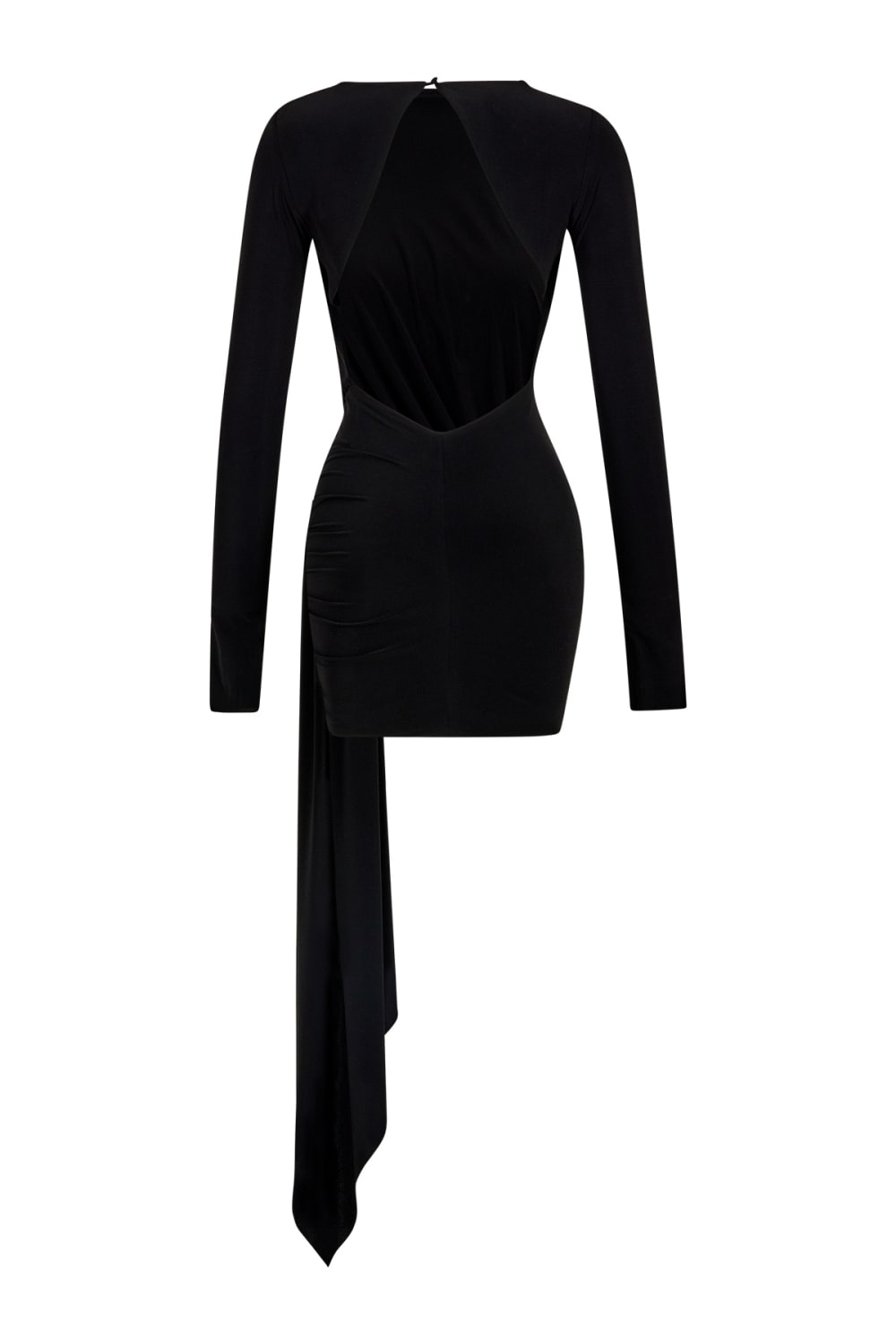 Growny-Millisa Elbise - Siyah-Elbise-2-Milagron.com