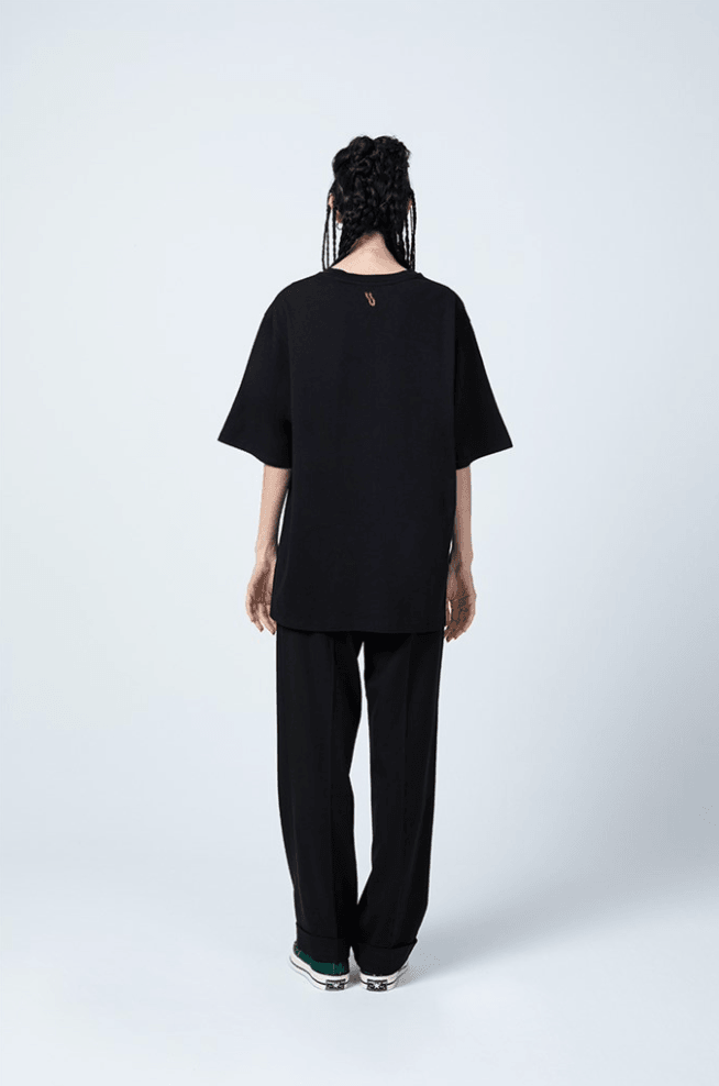 Gruff-De Base Black T-Shirt-T-Shirts-6-Milagron.com