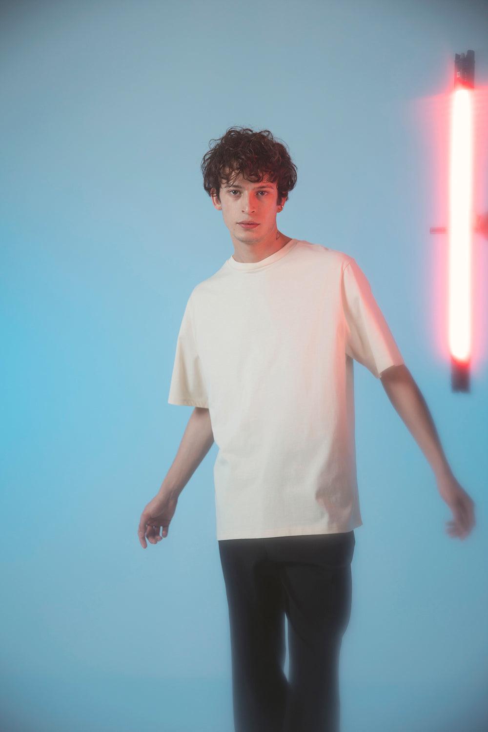 Gruff-De Base White T-Shirt-T-Shirts-1-Milagron.com