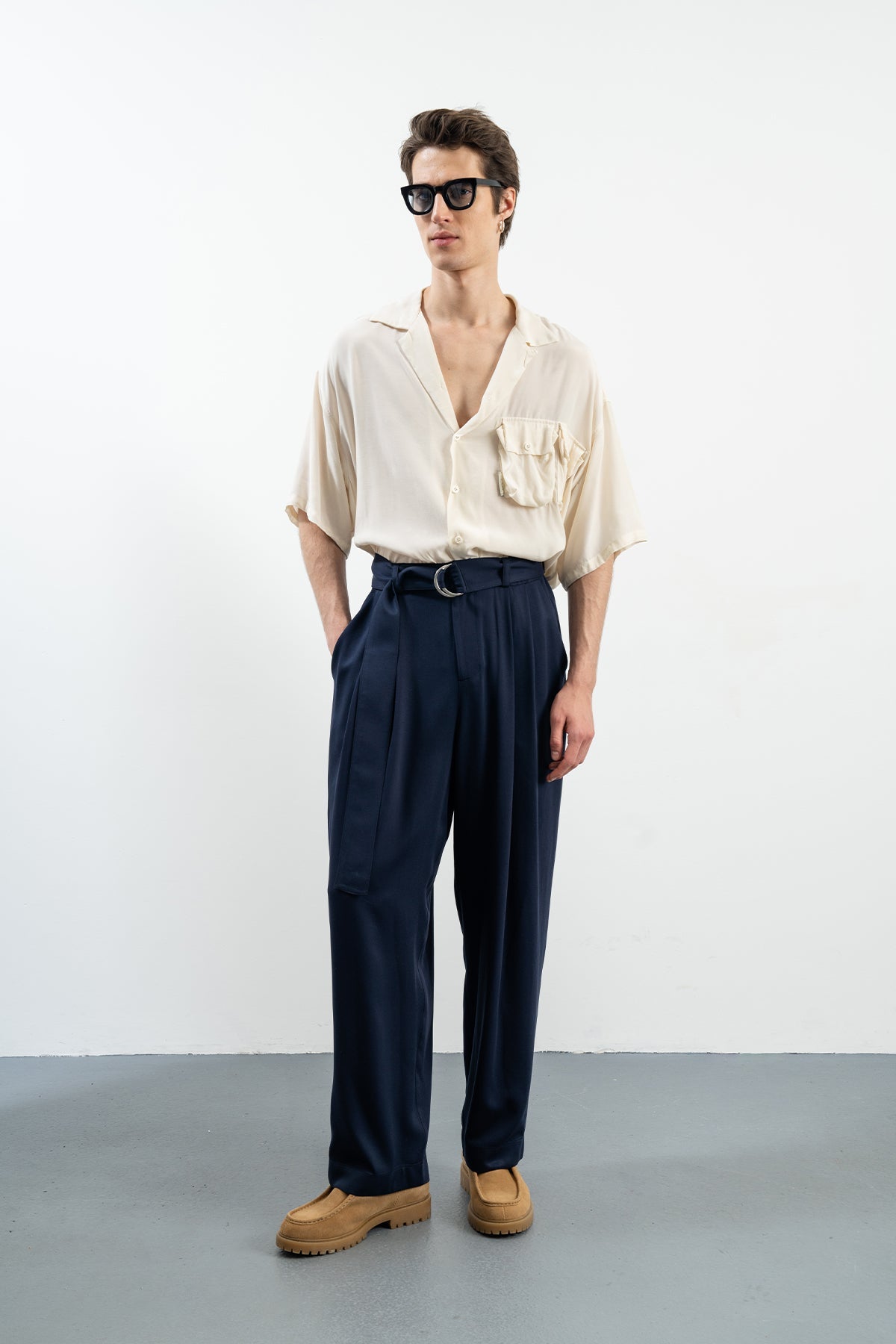 Markus Navy Pantolon - Lacivert