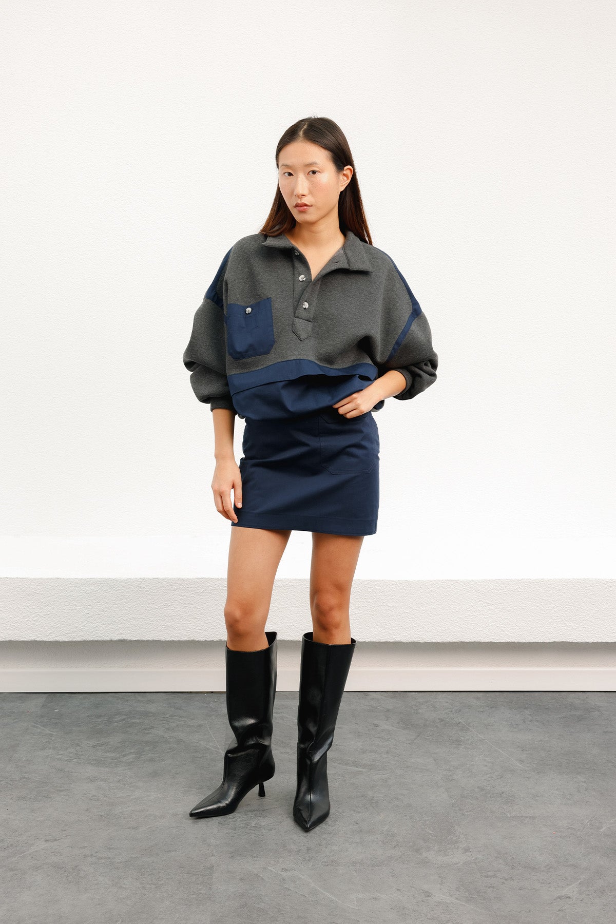 Torn Sweatshirt