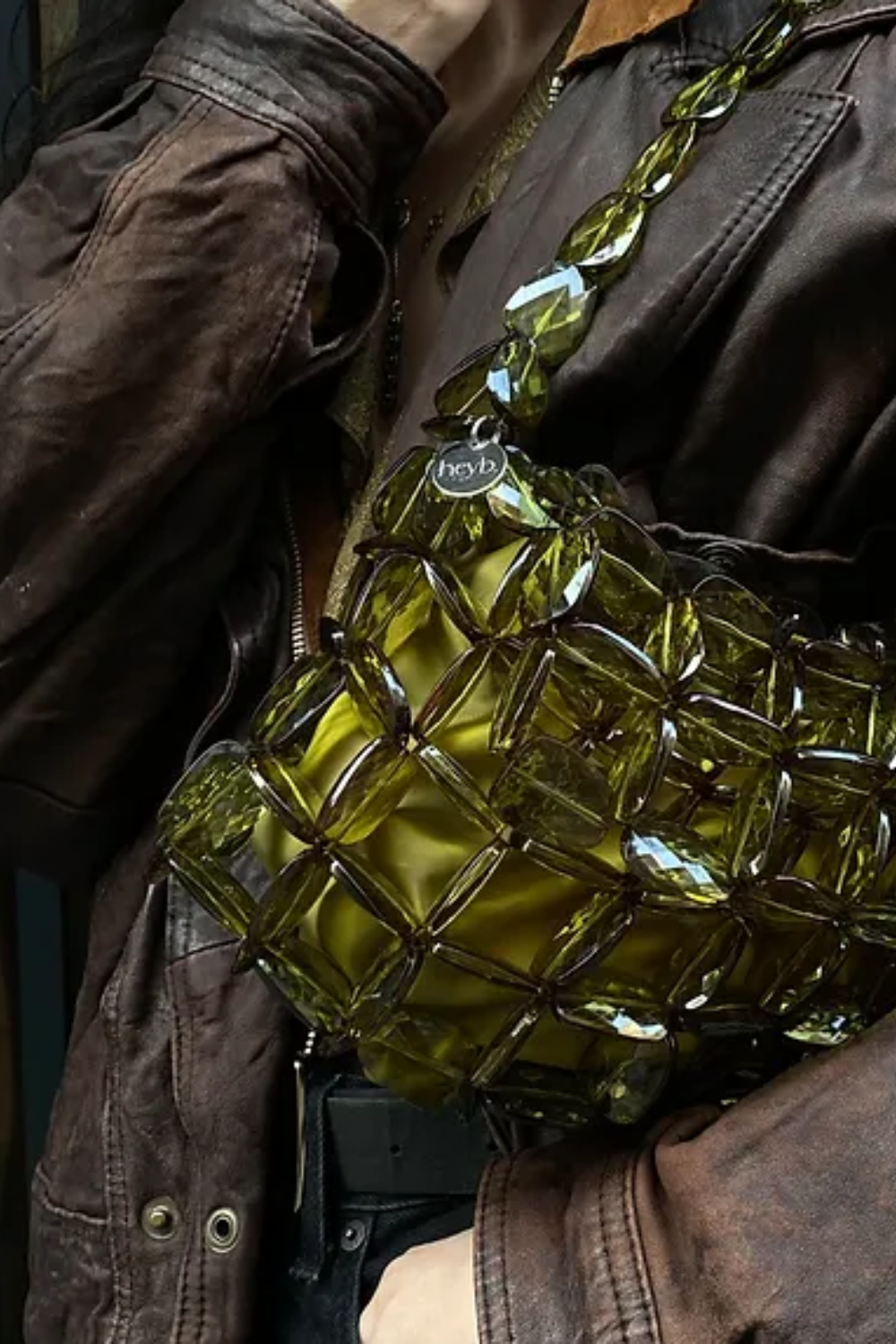 HEYB-Sour Apple Lollipop Bag-Omuz Çantası-4-Milagron.com