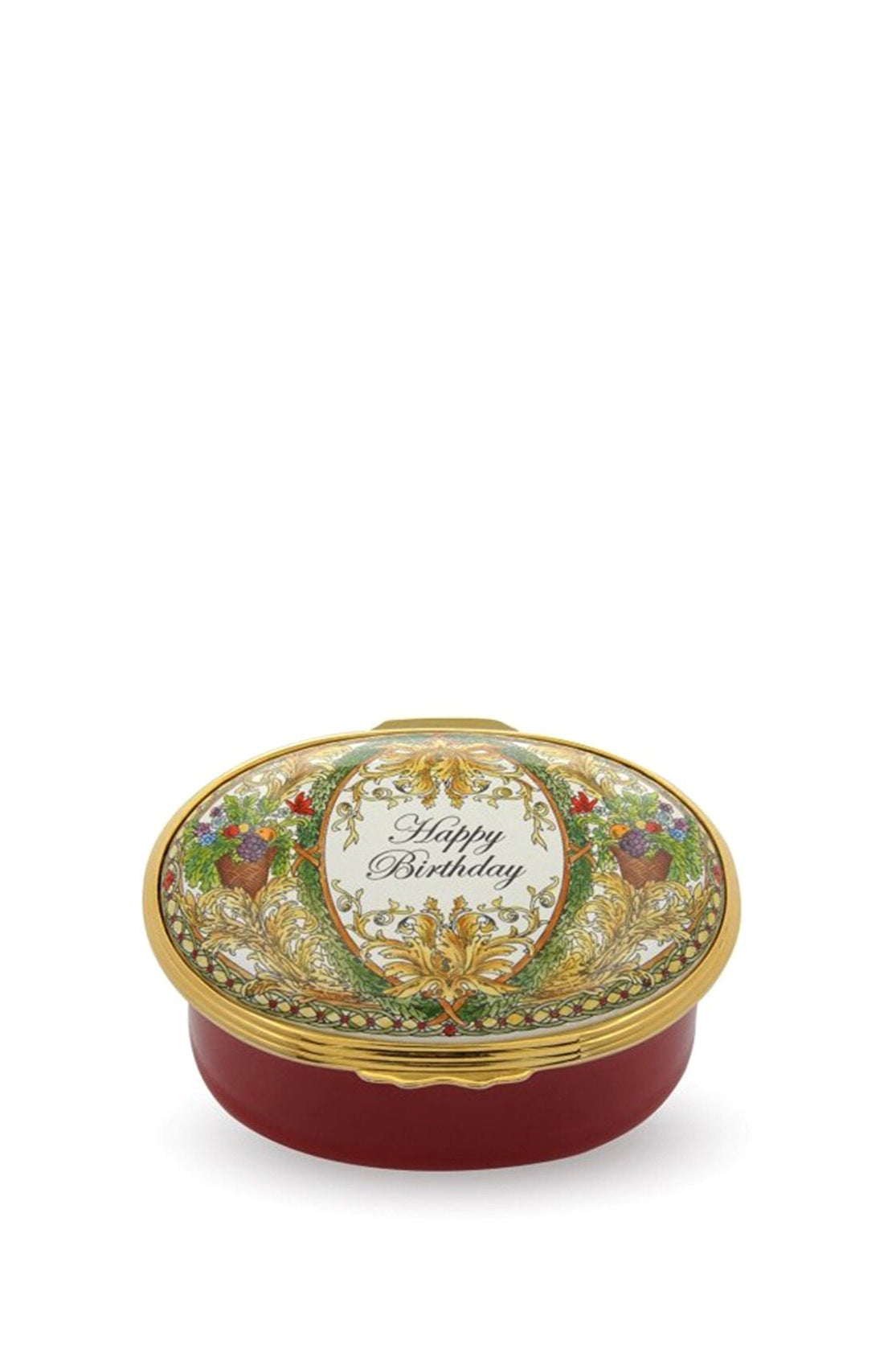 Halcyon Days-Happy Birthday - Musical Enamel Box-Dekoratif Kutu-1-Milagron.com