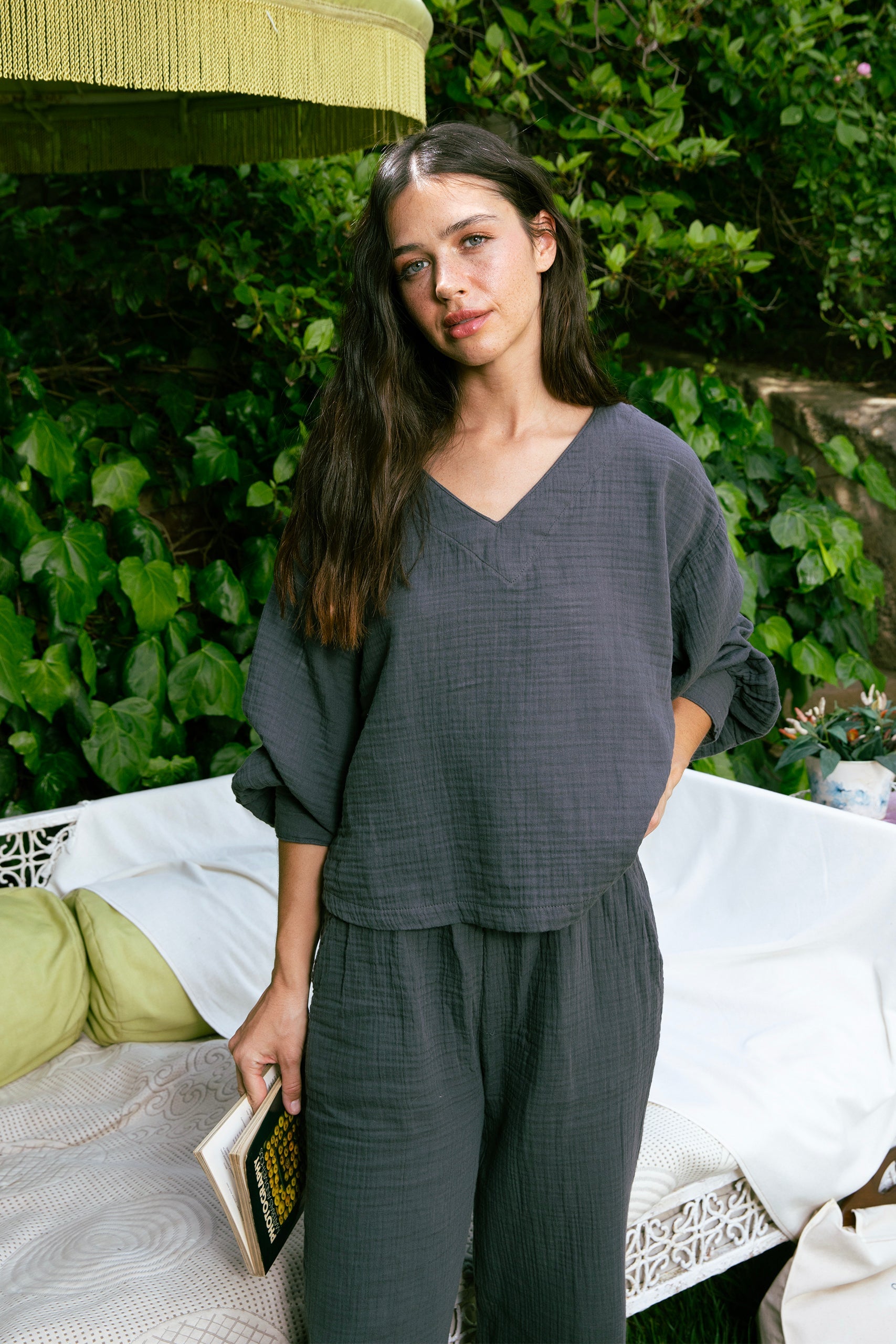 Handarte Los Angeles-Antrasit V Yaka Lodos Top-Top-2-Milagron.com