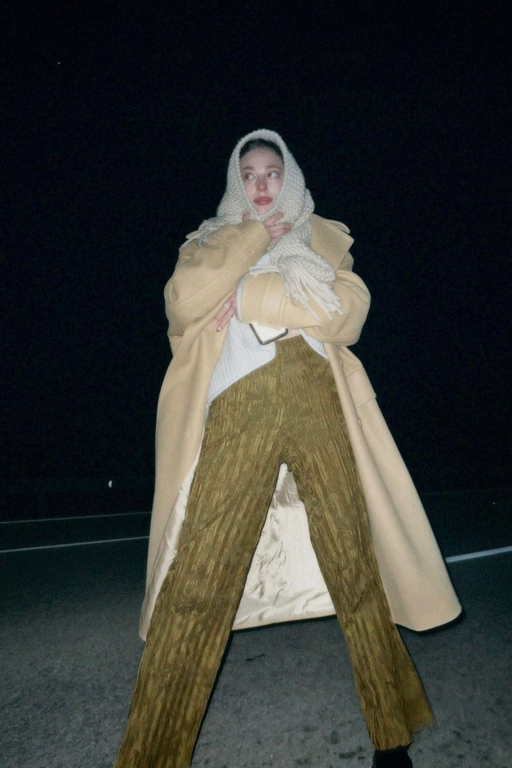 Handarte Los Angeles-Bej El Örgüsü Atkı-Atkı-4-Milagron.com