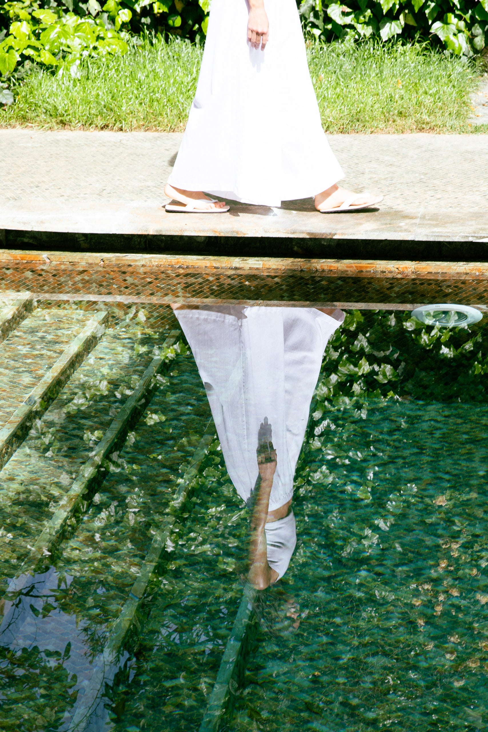 Handarte Los Angeles-Beyaz Palazzo Pantolon-Pantolon-2-Milagron.com