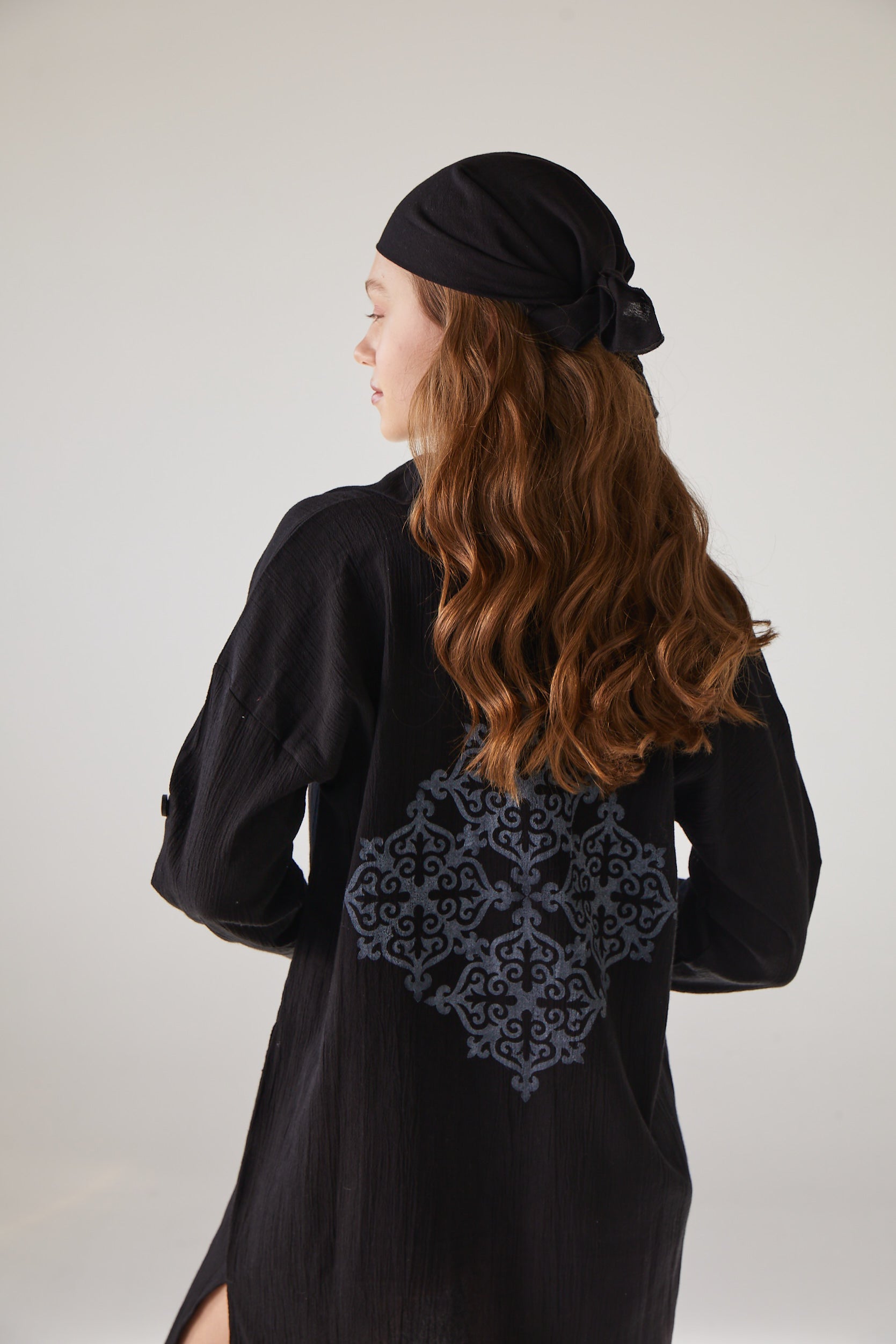 Handarte Los Angeles-Etnik Gömlek Elbise-Elbise-3-Milagron.com