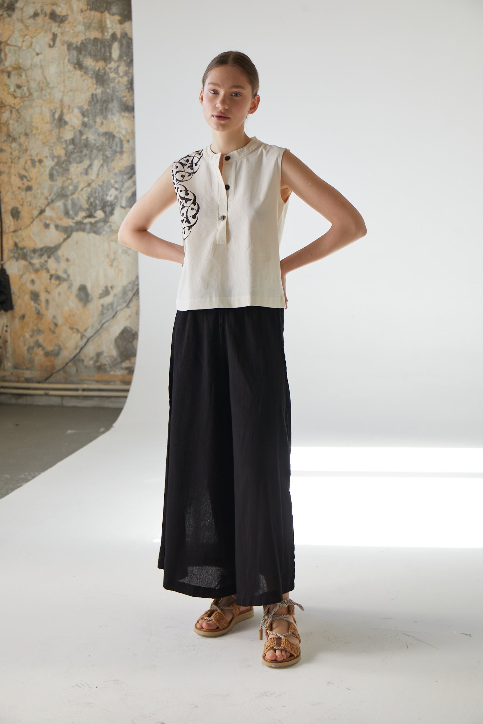 Handarte Los Angeles-Hakim Yaka Bluz-Bluz-1-Milagron.com