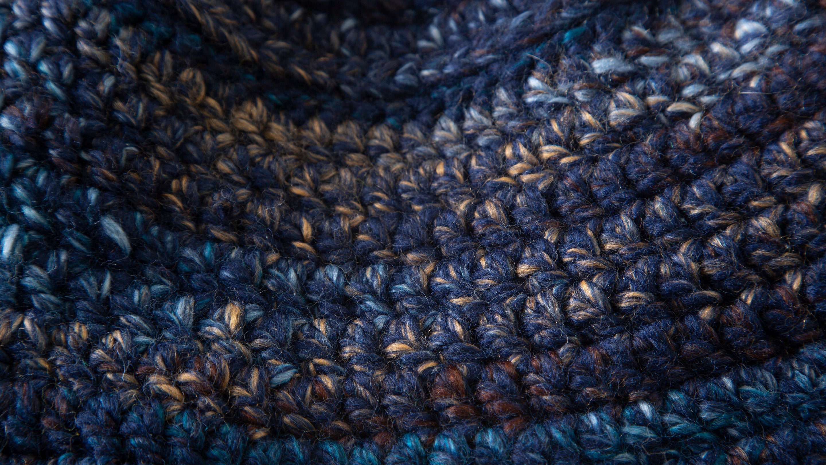 Handarte Los Angeles-Kırçıllı Mavi El örgüsü Bucket Şapka-Şapka-4-Milagron.com