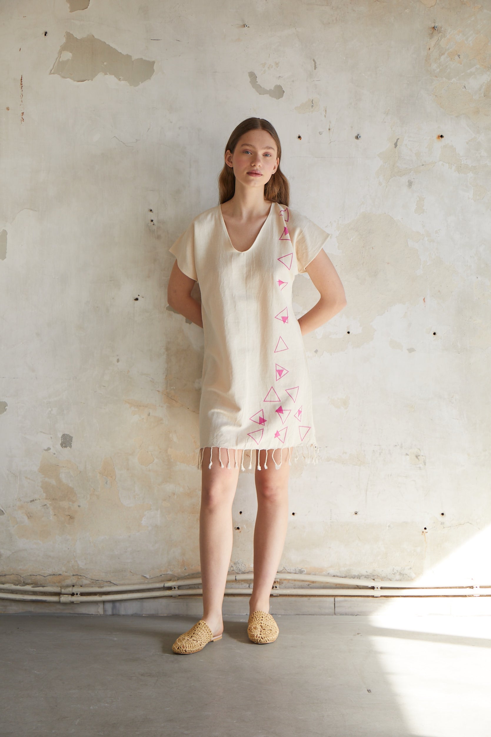 Handarte Los Angeles-Plaj Elbisesi-Elbise-1-Milagron.com