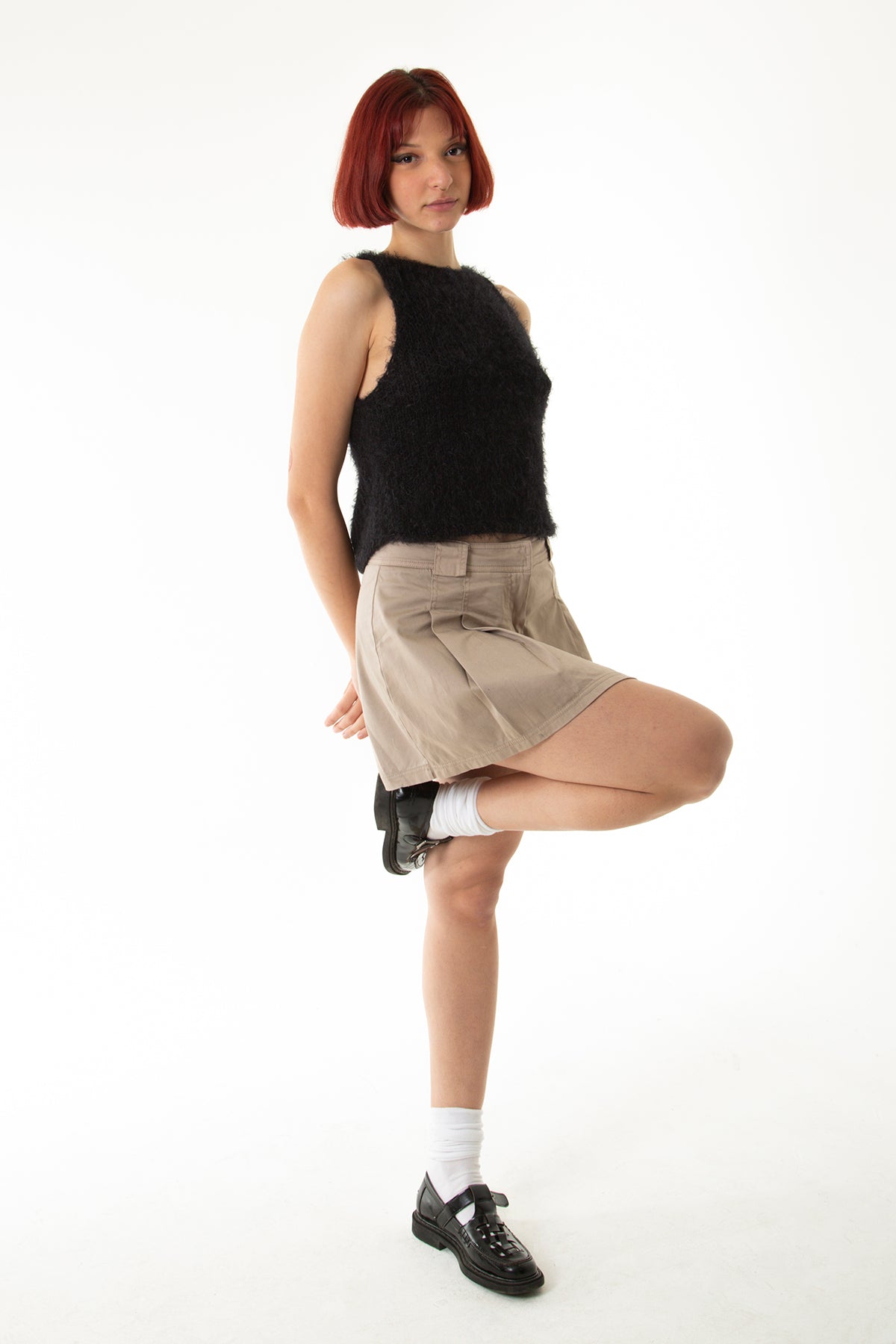 Handarte Los Angeles-Siyah El örgüsü Süveter-Top-1-Milagron.com