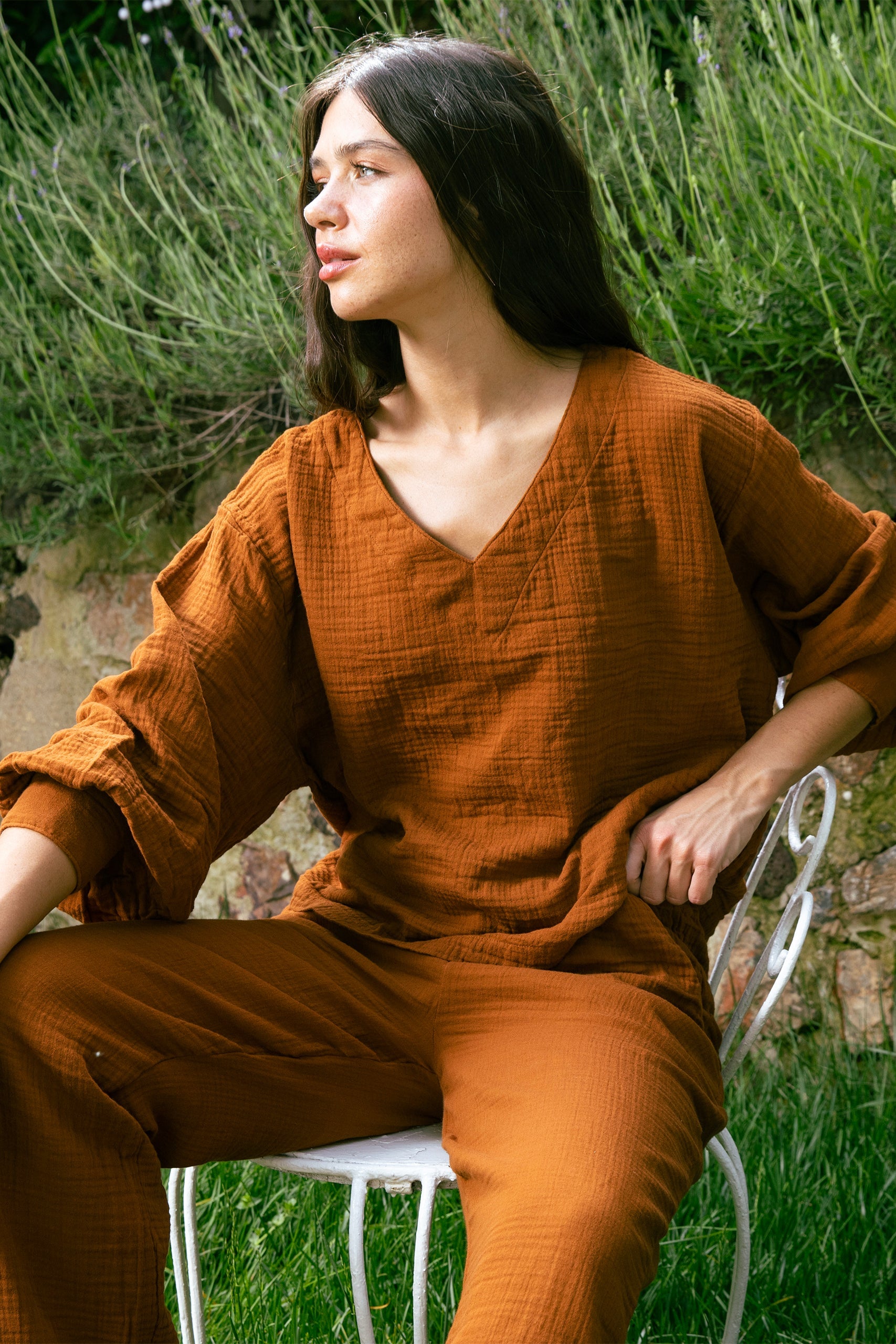 Handarte Los Angeles-Tarçın V Yaka Lodos Top-Top-2-Milagron.com