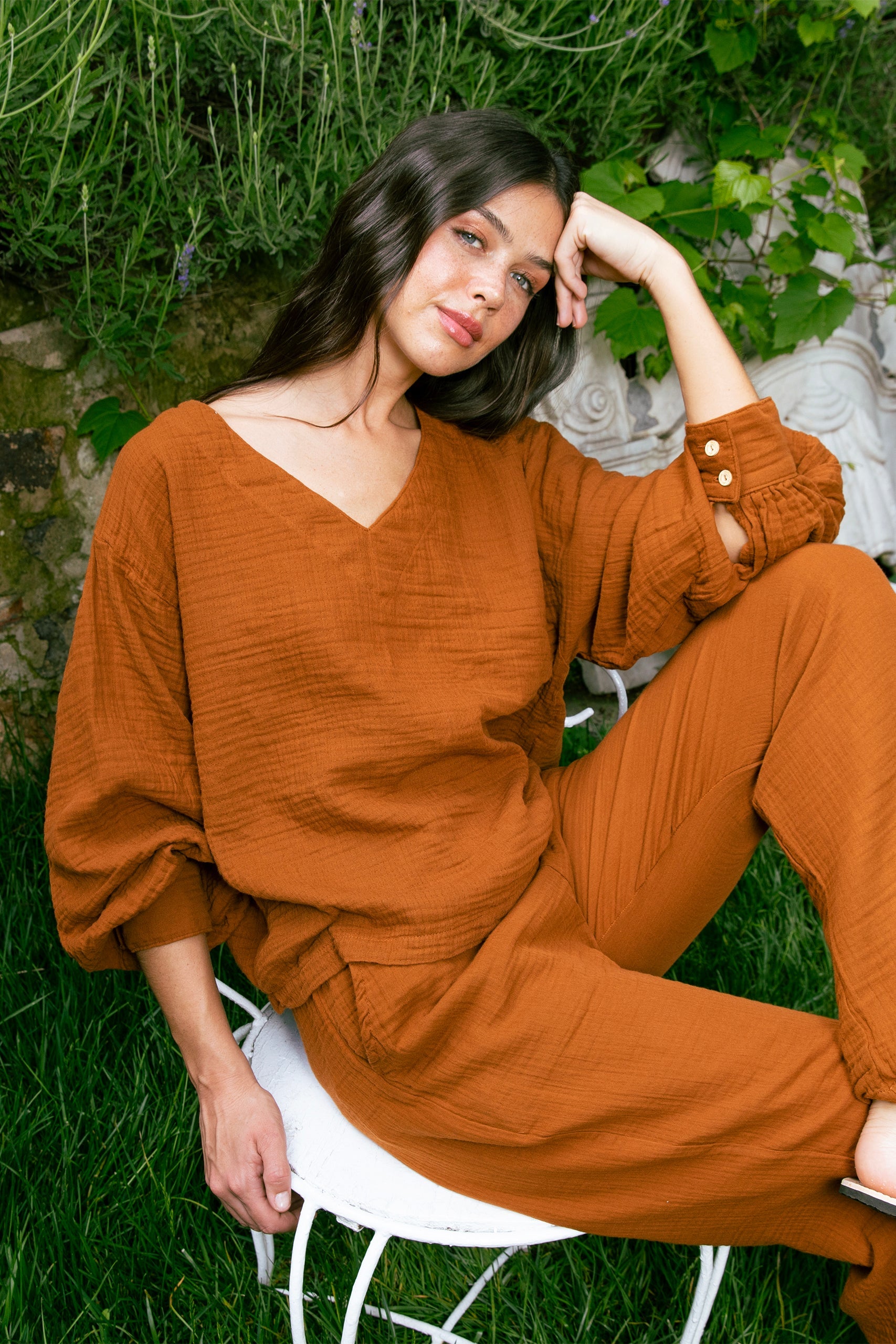 Handarte Los Angeles-Tarçın V Yaka Lodos Top-Top-6-Milagron.com