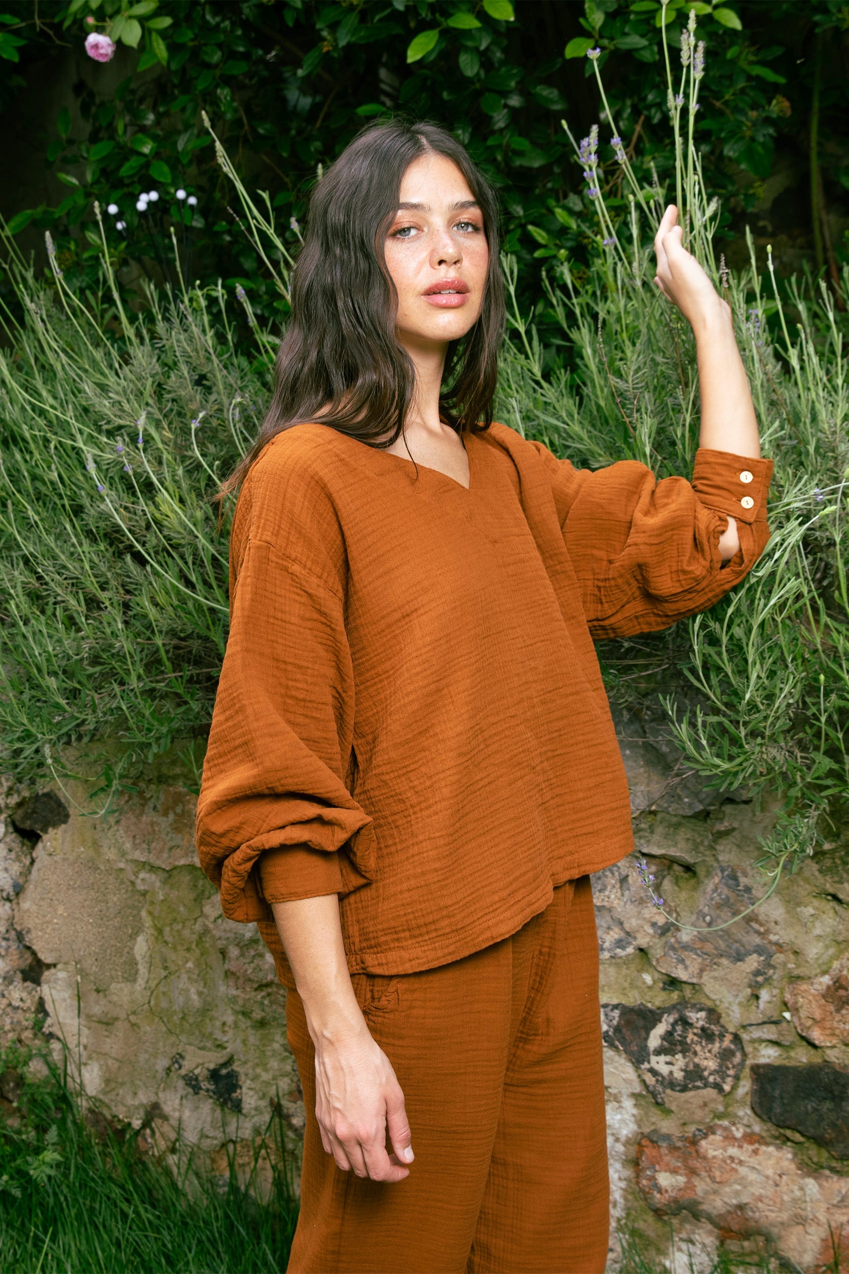 Handarte Los Angeles-Tarçın V Yaka Lodos Top-Top-9-Milagron.com