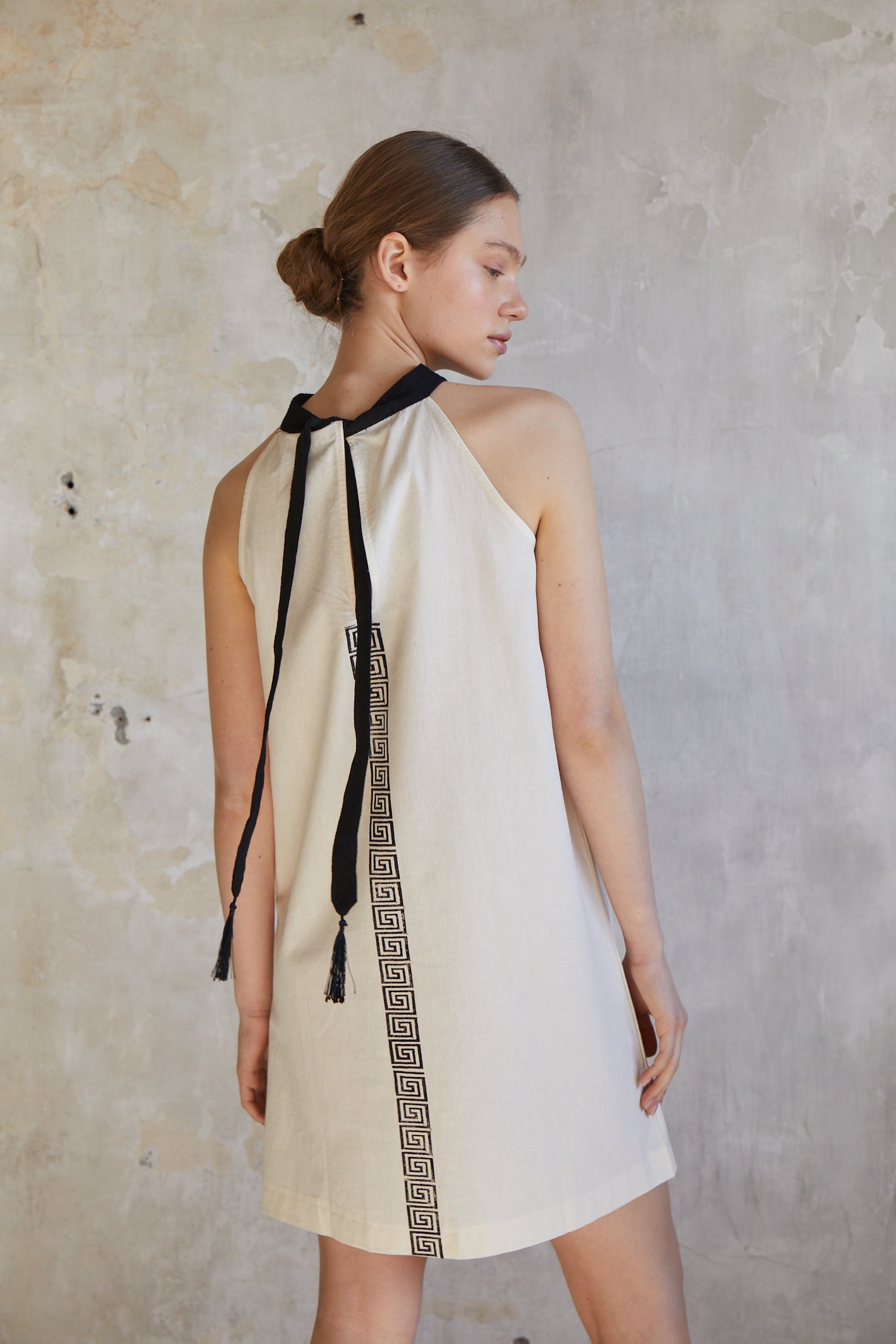 Handarte Los Angeles-Yunan Desen Elbise-Elbise-3-Milagron.com