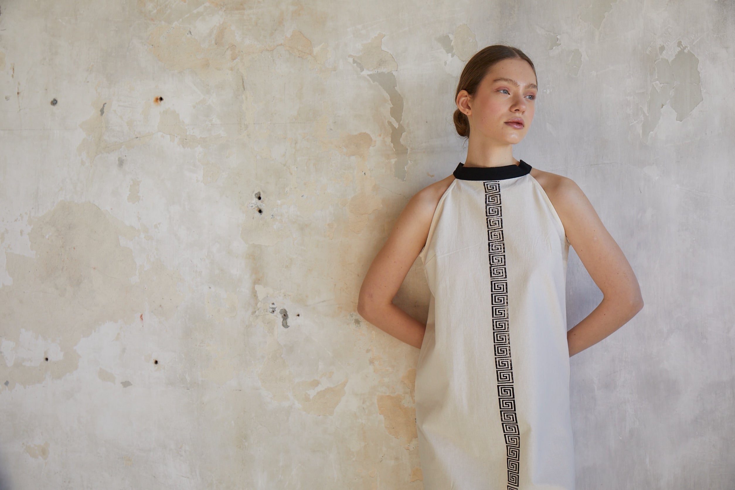 Handarte Los Angeles-Yunan Desen Elbise-Elbise-4-Milagron.com