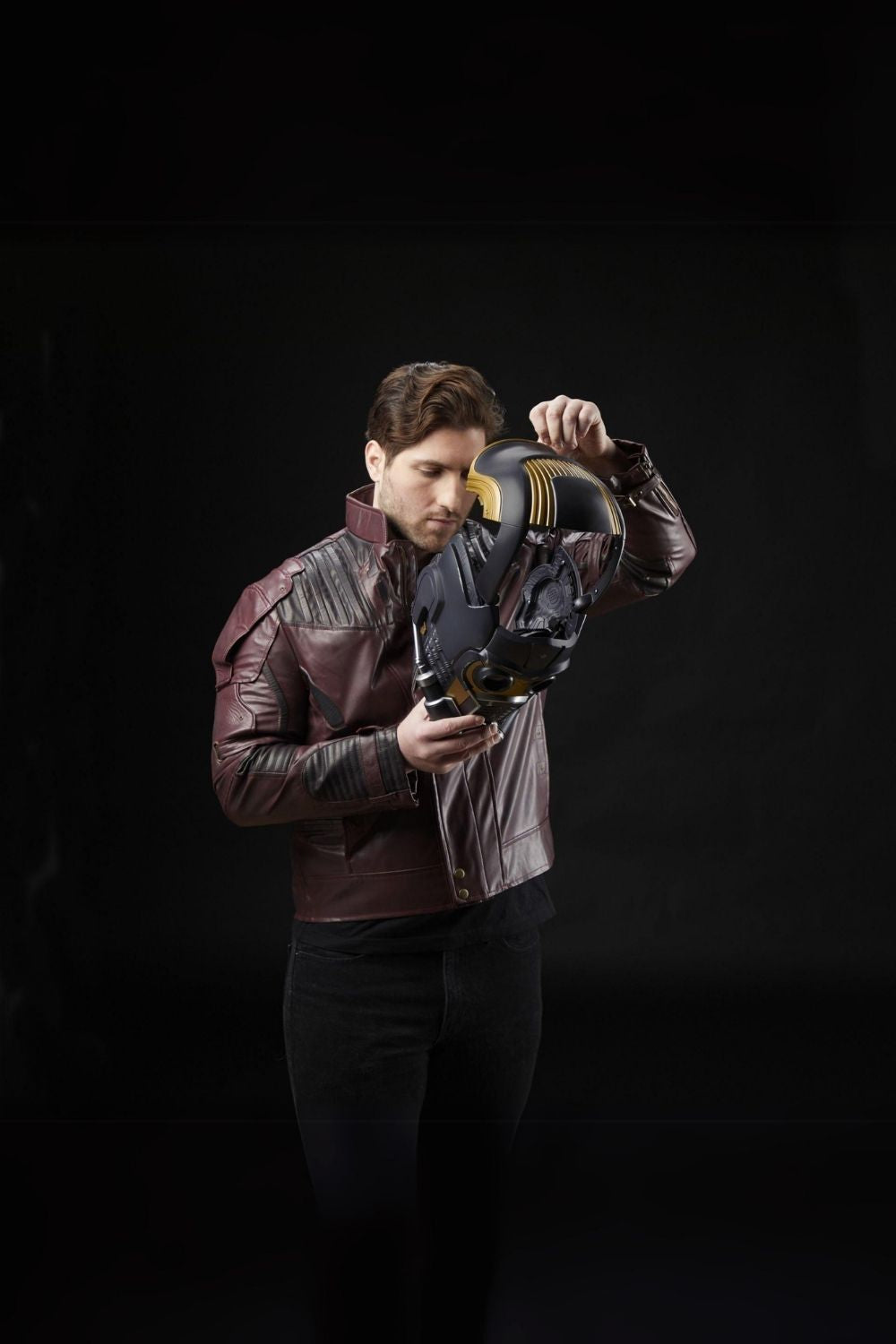 Hasbro-Guardians of the Galaxy - Marvel Legends Star-Lord Premium Electronic Helmet - Işık ve Ses Efektli Kask-Role-Play-8-Milagron.com