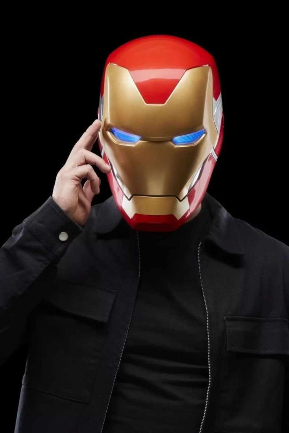 Hasbro-Marvel Legends Iron Man Mark Premium Elektronik Kask-Role-Play-2-Milagron.com