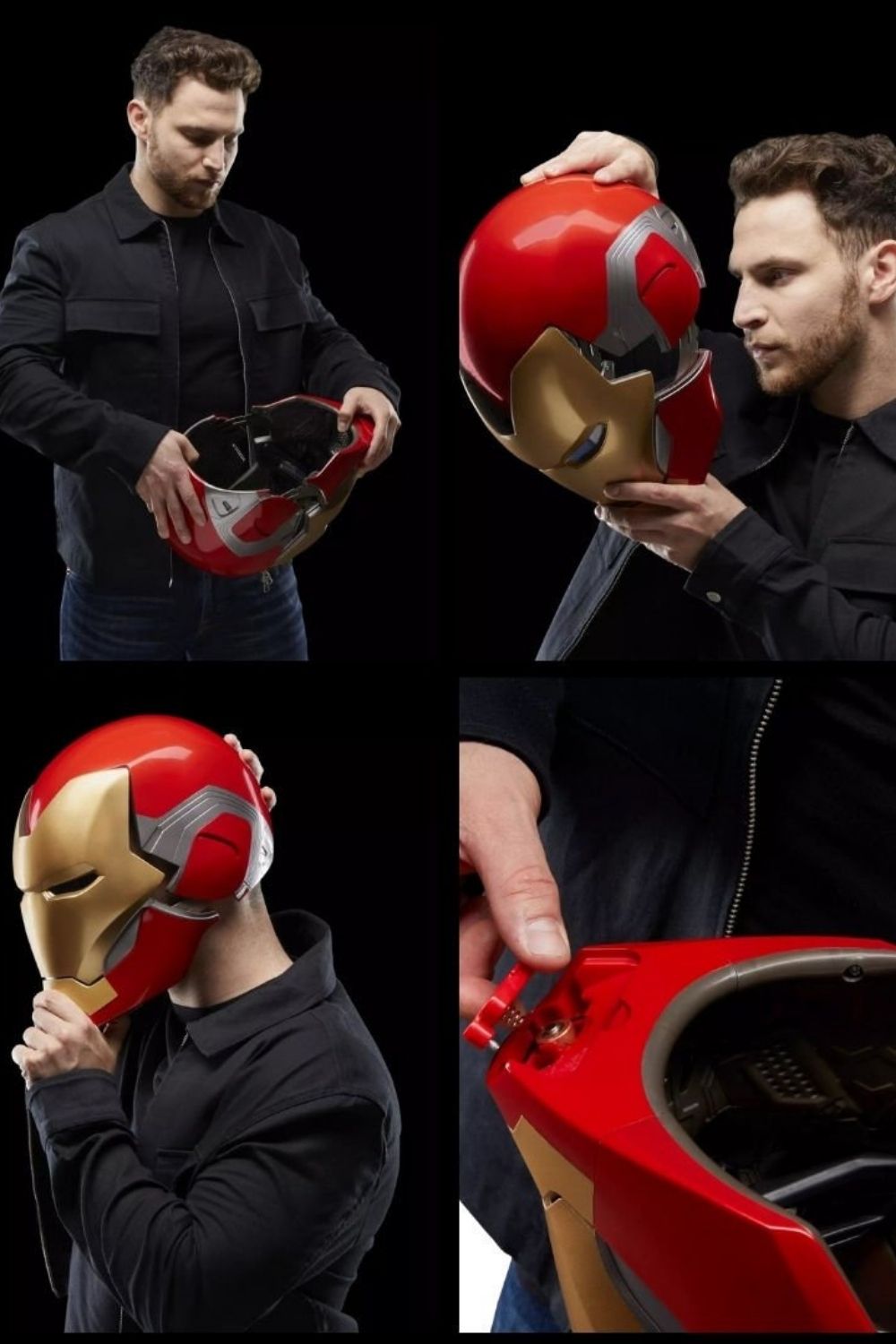 Hasbro-Marvel Legends Iron Man Mark Premium Elektronik Kask-Role-Play-4-Milagron.com