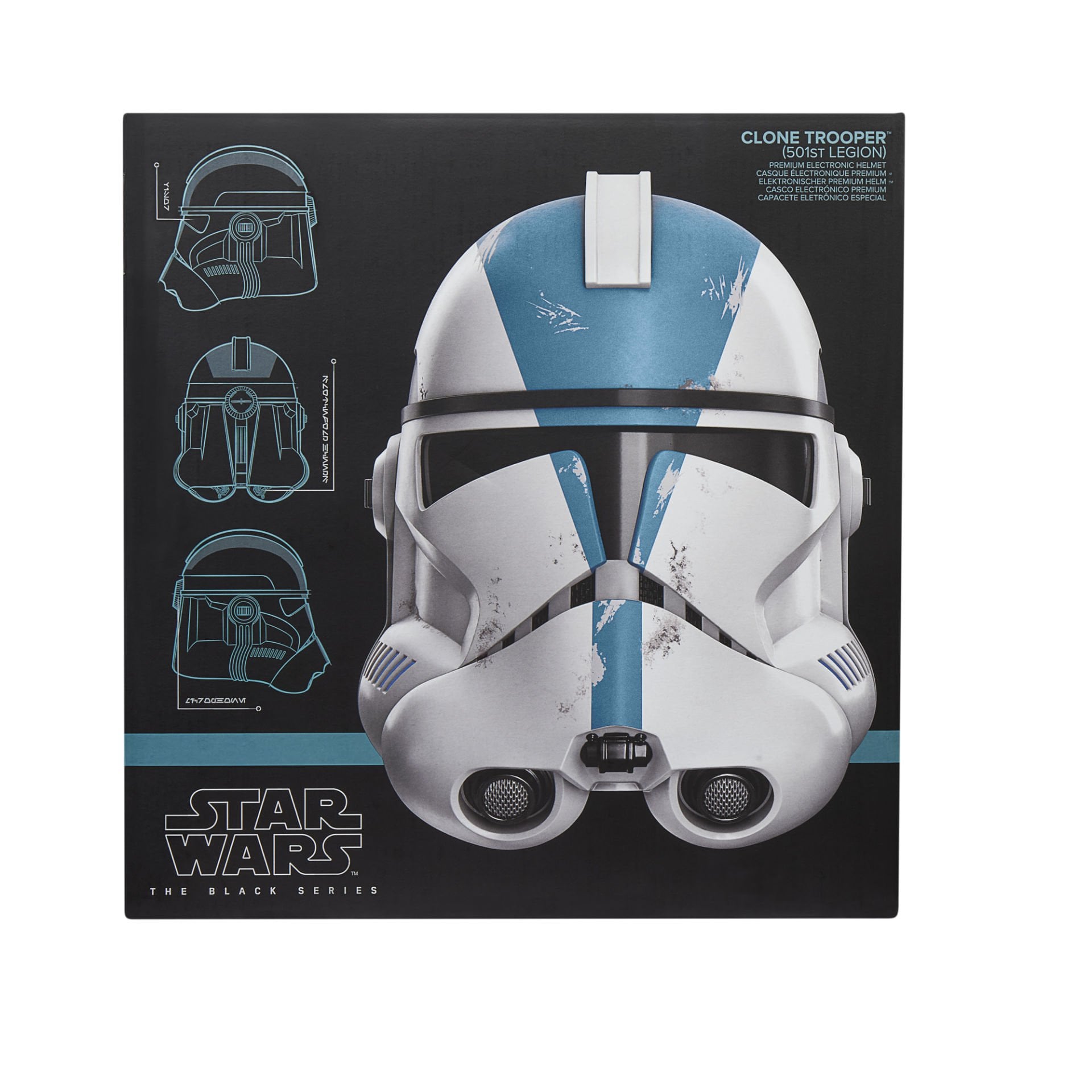 Star Wars Black Series Clone Trooper (501St Legion) Elektronik Kask - 7