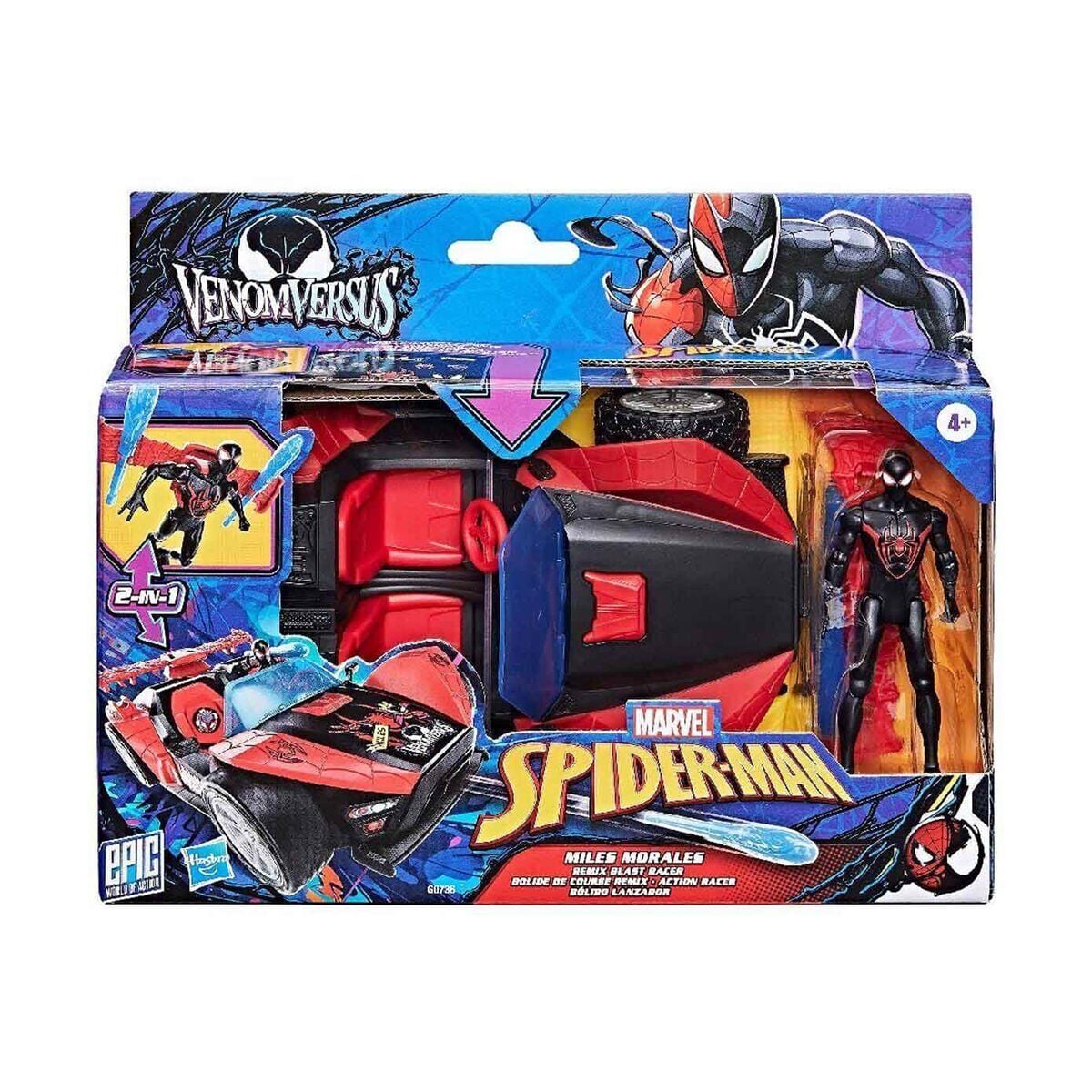 G0736 Spider-Man Venomversus Miles Morales Araç
