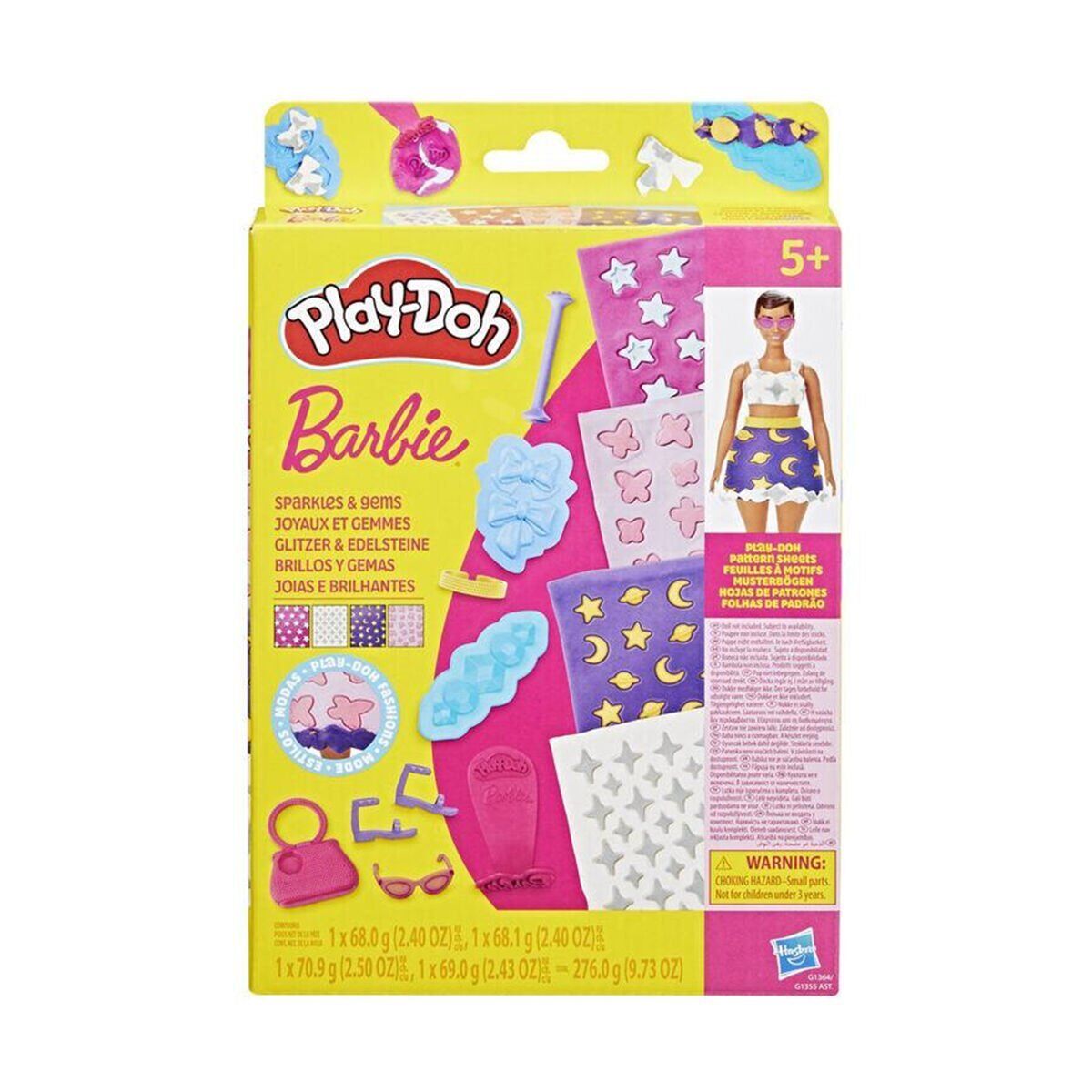 G1355 Play-Doh Barbie Designer Desen Paketi Hamur Oyun Seti +3 Yaş
