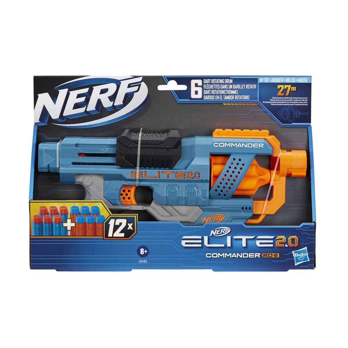 E9485 Nerf Elite 2.0 Commander +8 Yaş