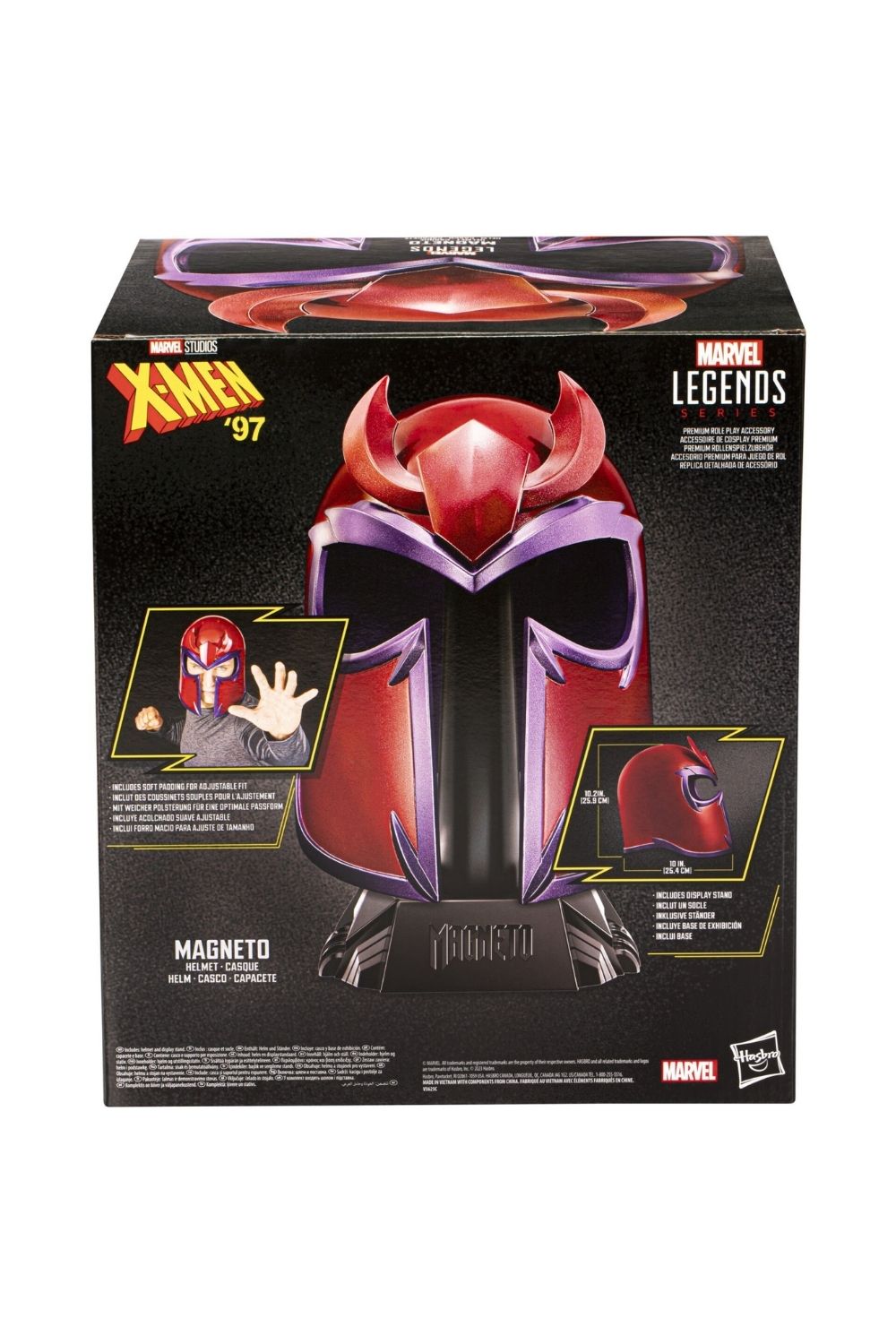 Hasbro-X-Men ‘97 - Marvel Legends Magneto Premium Helmet - Kask-Role-Play-4-Milagron.com