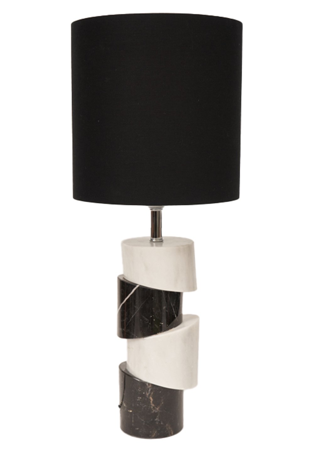 Haus 34-Crimp Mix Mermer Abajur-Abajur-1-Milagron.com