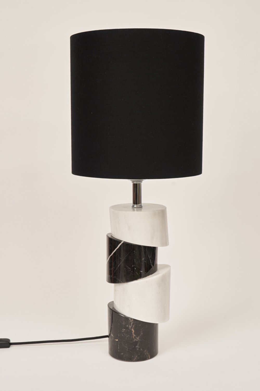 Haus 34-Crimp Mix Mermer Abajur-Abajur-5-Milagron.com