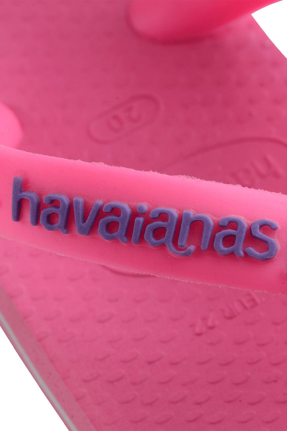 Havaianas-Baby Brasil Logo Crystal Rose-Sandalet & Terlik-5-Milagron.com