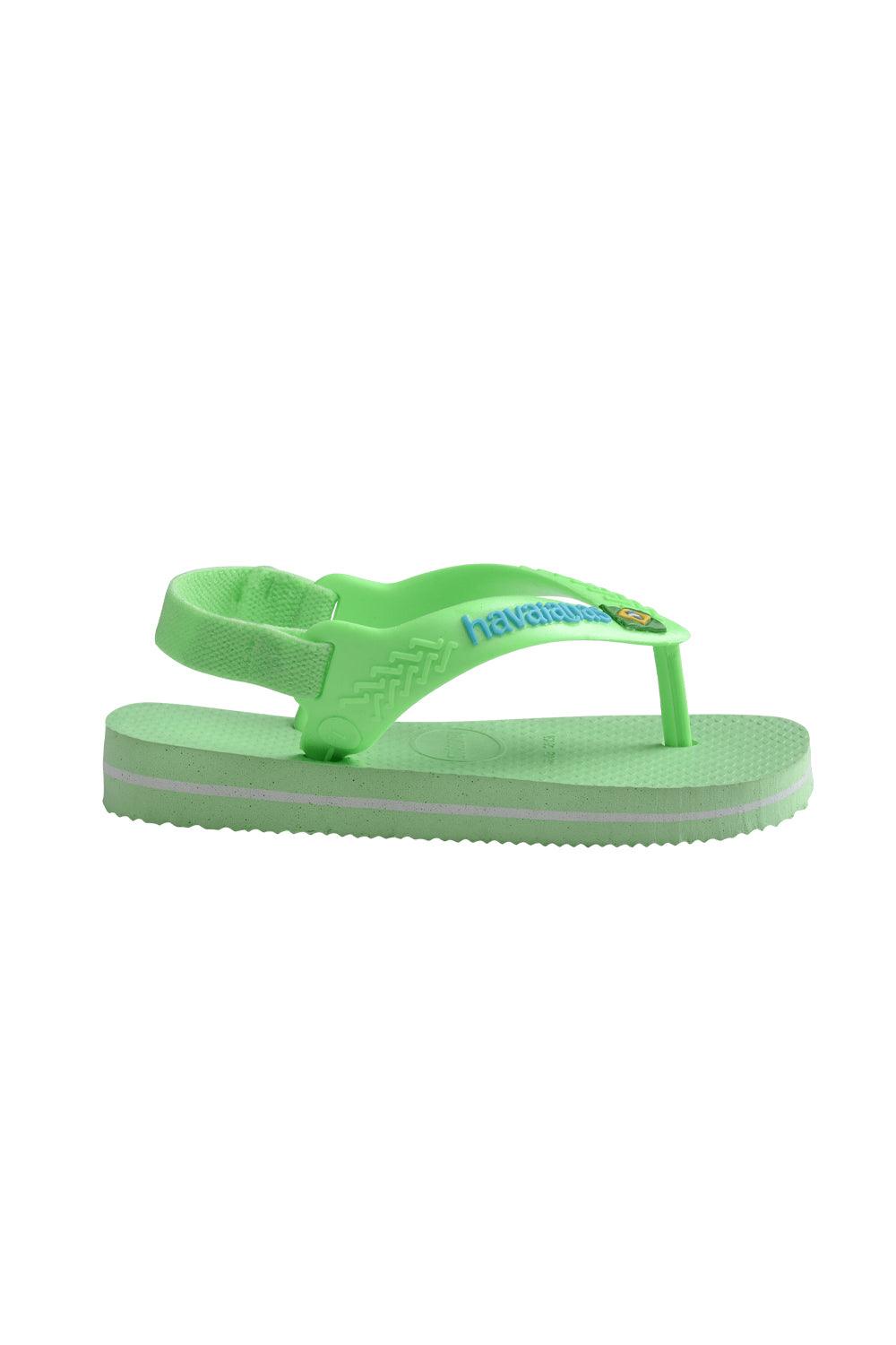 Havaianas-Baby Brasil Logo Green Garden-Sandalet & Terlik-3-Milagron.com