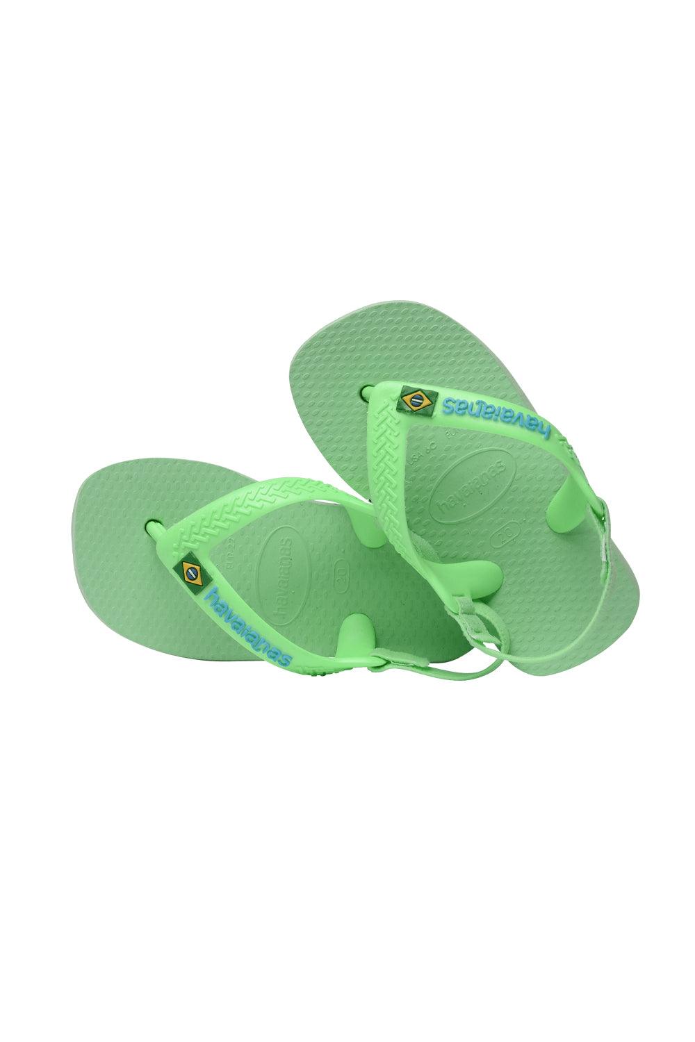 Havaianas-Baby Brasil Logo Green Garden-Sandalet & Terlik-5-Milagron.com