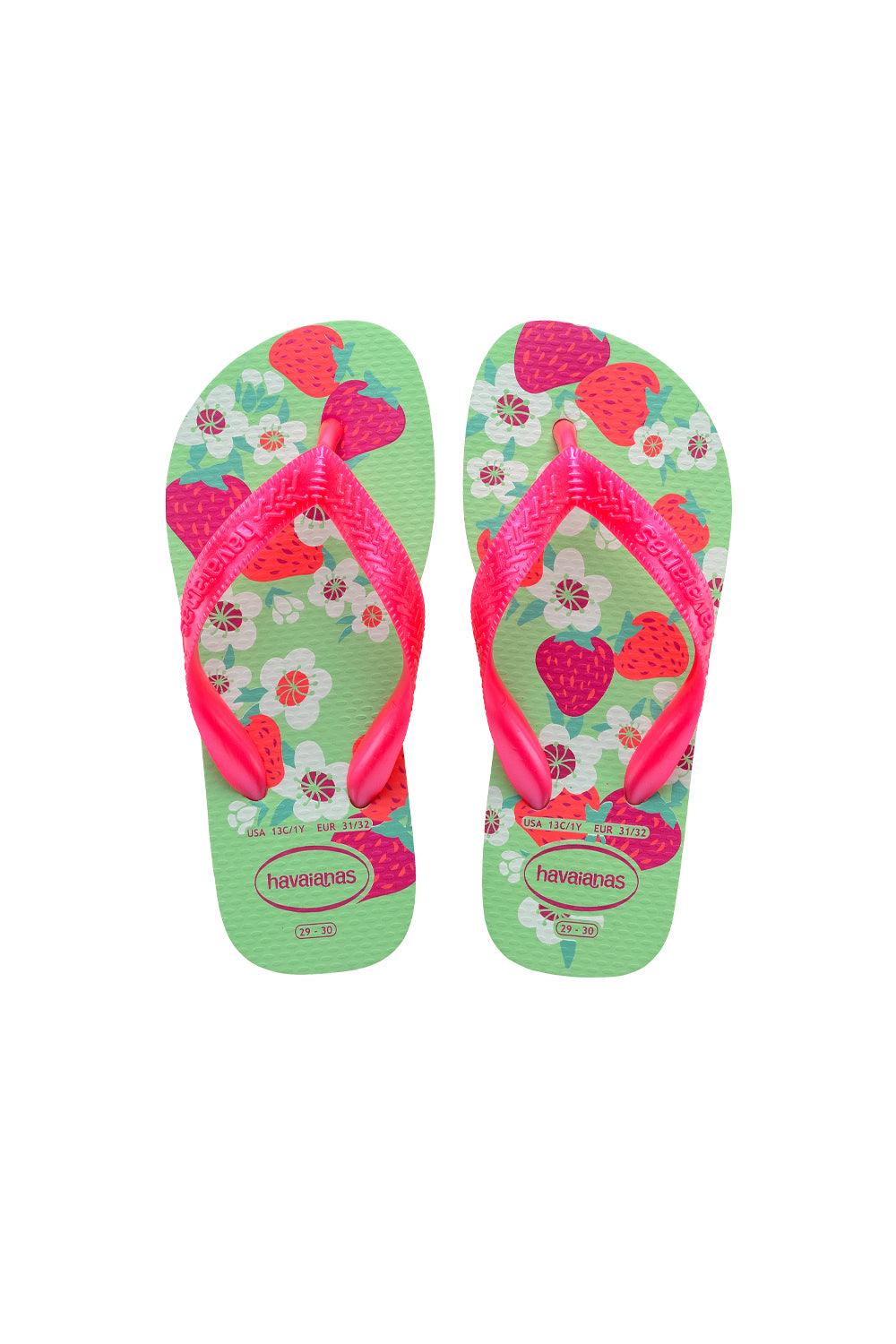 Havaianas-Kids Flores Green Garden-Sandalet & Terlik-1-Milagron.com