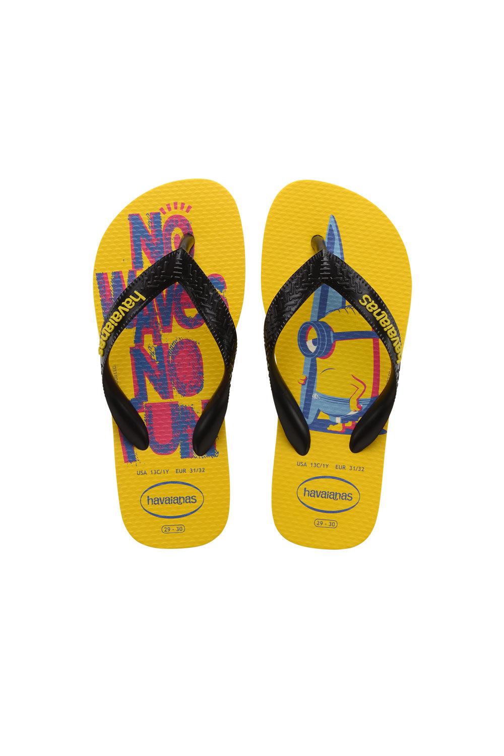 Havaianas-Kids Minions Yellow/Black/Yellow-Sandalet & Terlik-1-Milagron.com