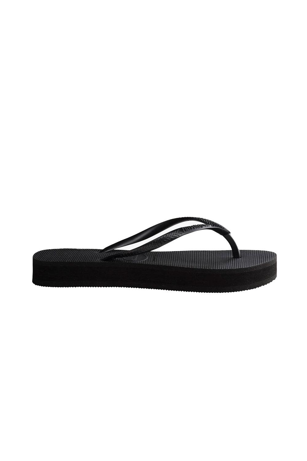 Havaianas-Slim Flatform Black-Sandalet & Terlik-1-Milagron.com