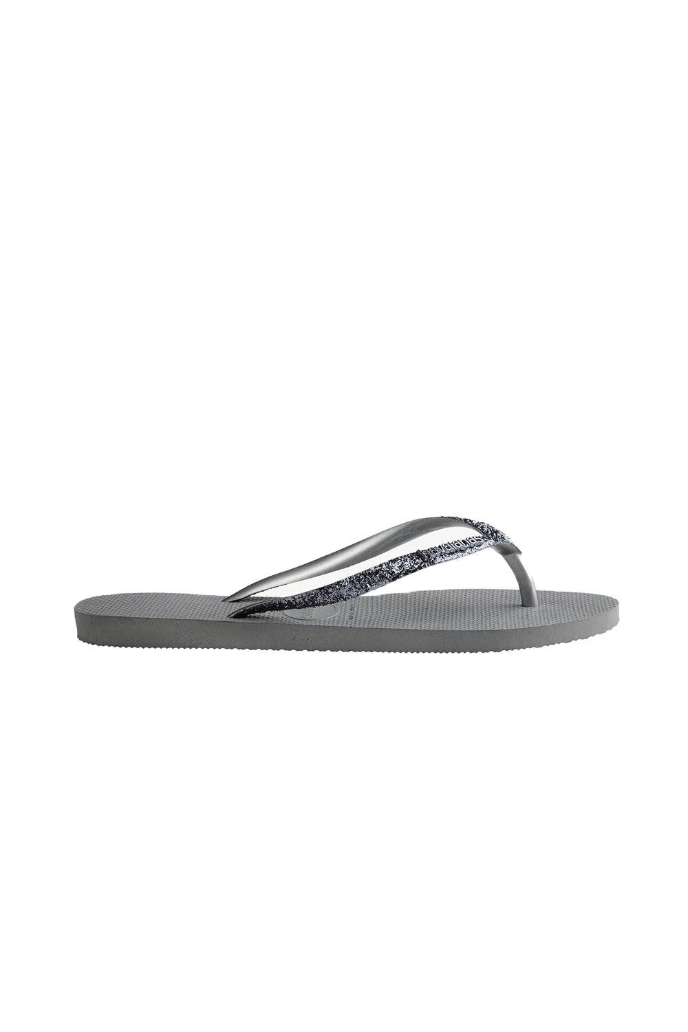 Havaianas-Slim Glitter II Steel Grey-Sandalet & Terlik-1-Milagron.com