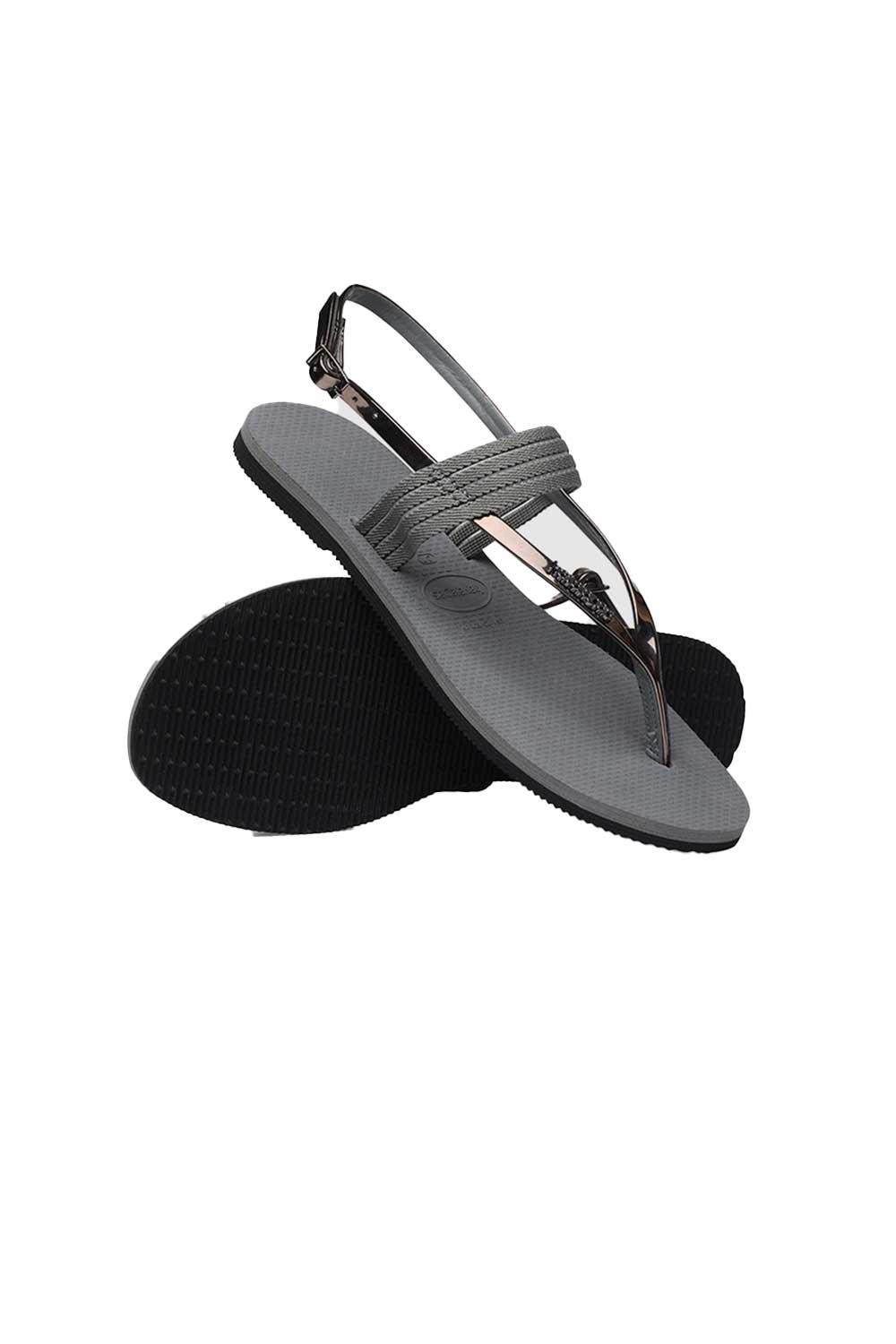 Havaianas-You Floripa Steel Grey-Sandalet & Terlik-4-Milagron.com