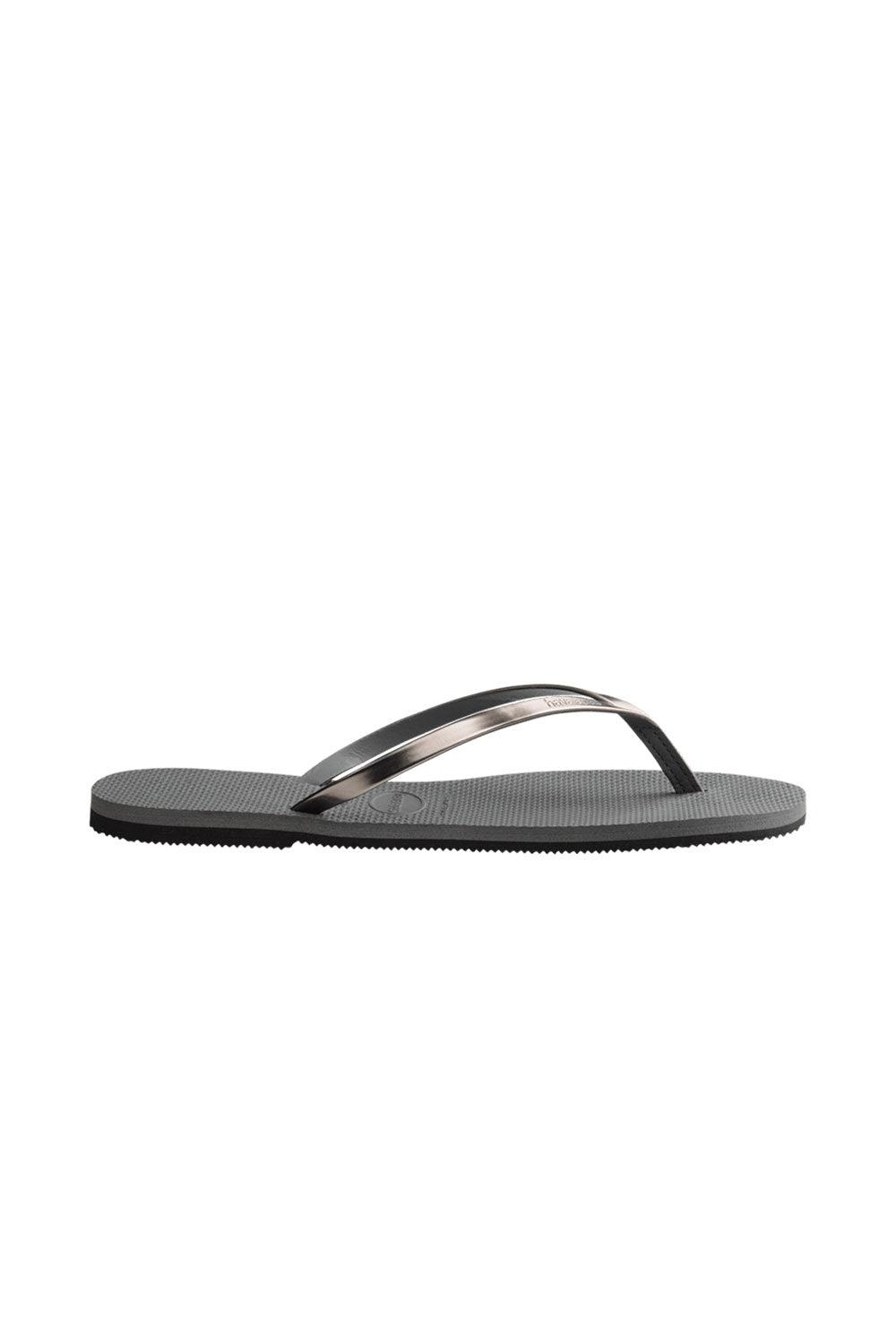 Havaianas-You Metallic Grey Steel-Sandalet & Terlik-1-Milagron.com