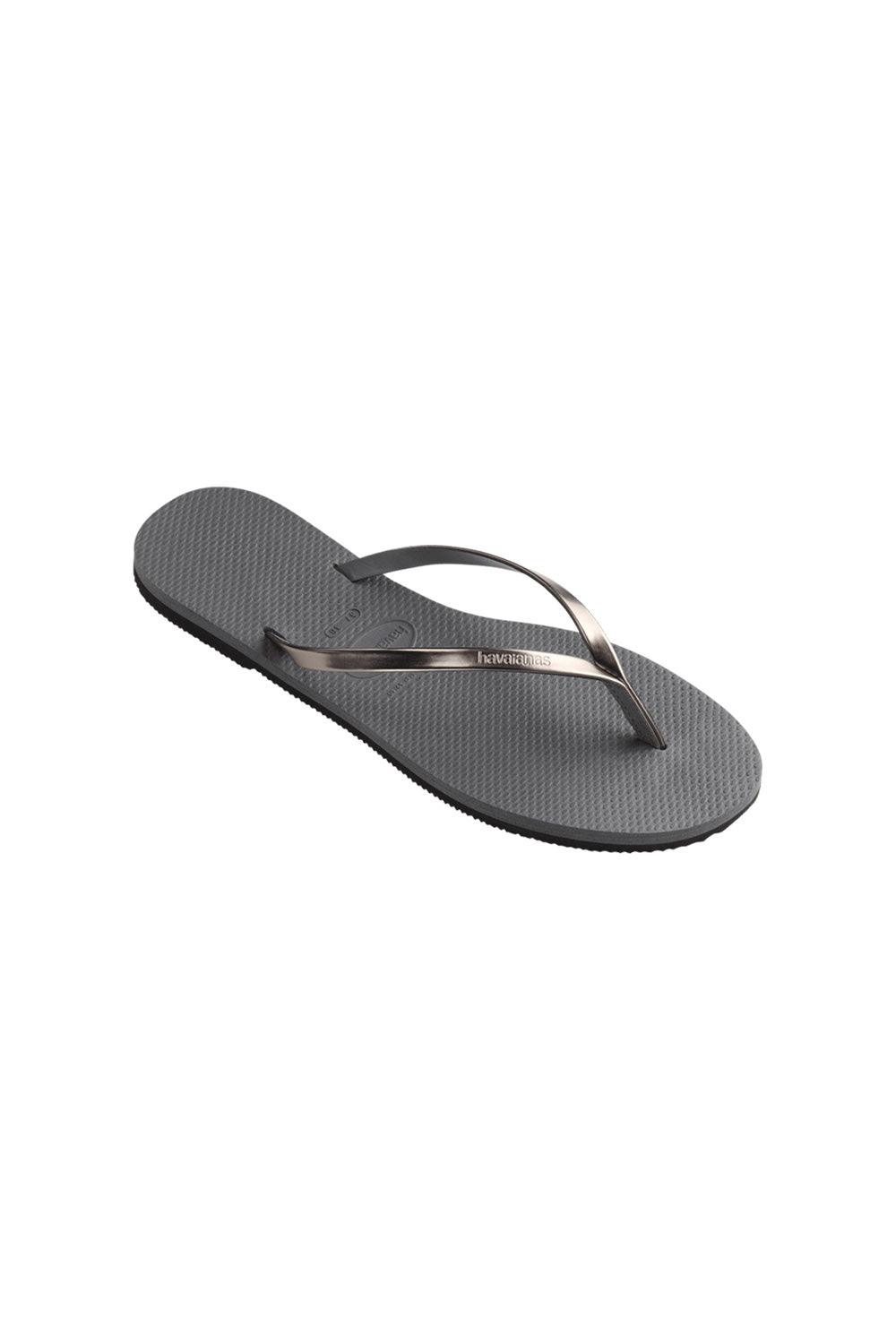 Havaianas-You Metallic Grey Steel-Sandalet & Terlik-3-Milagron.com