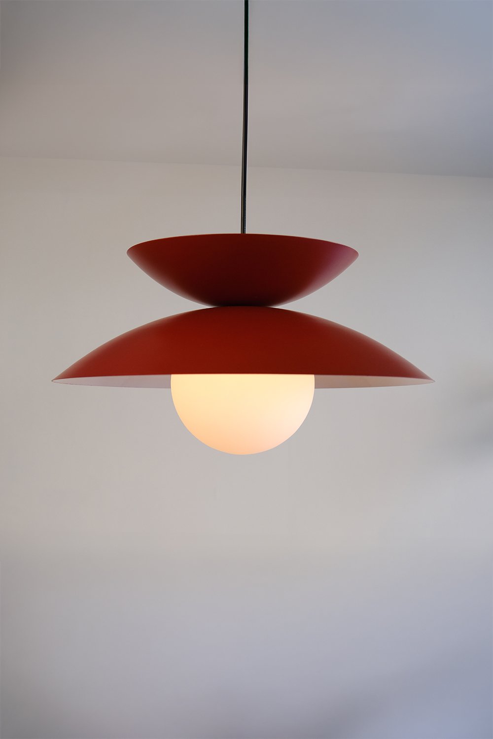 Heirloom-Luna Kırmızı Sarkıt Lamba-Avize-1-Milagron.com