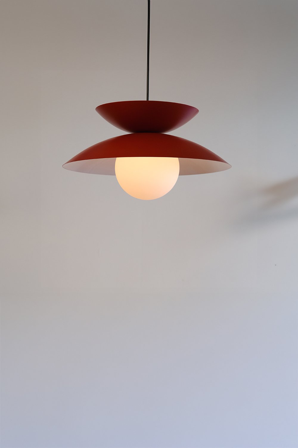 Heirloom-Luna Kırmızı Sarkıt Lamba-Avize-2-Milagron.com