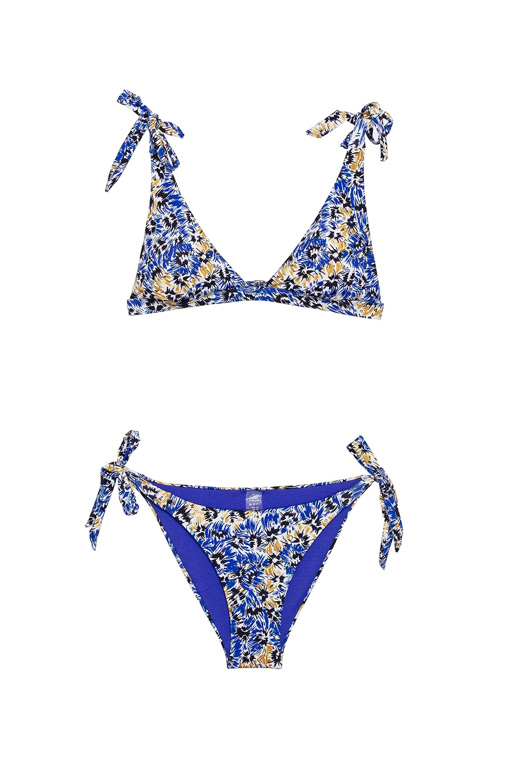 Heliophilia-Blue Leopard Bikini Üstü-Bikini & Mayo-1-Milagron.com
