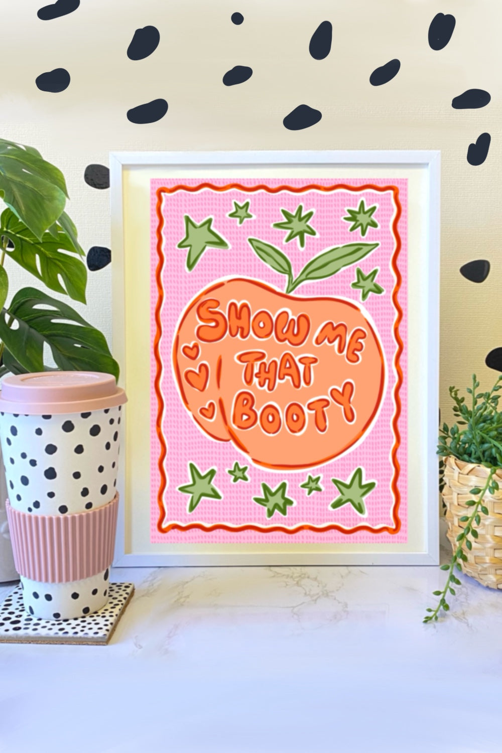 Hello Melody-Booty Baskı-Tablo-2-Milagron.com