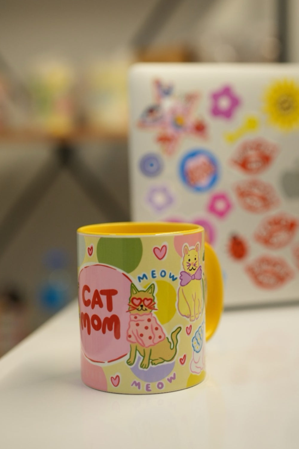 Hello Melody-Cat Mom Kupa-Bardak-2-Milagron.com