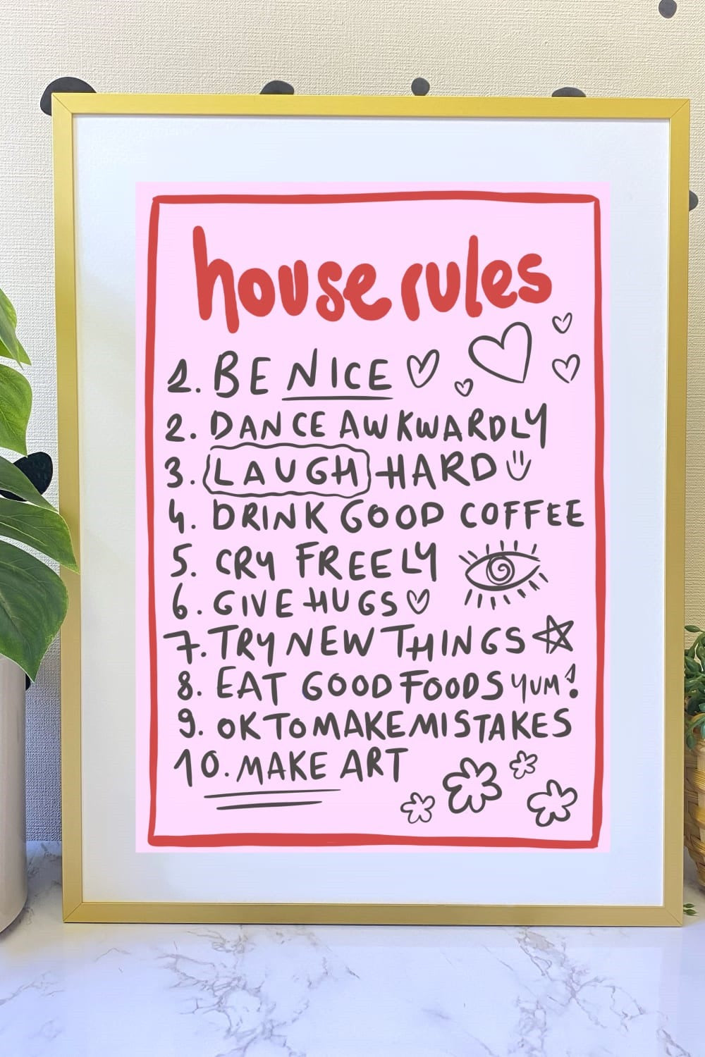 Hello Melody-House Rules Baskı-Tablo-1-Milagron.com