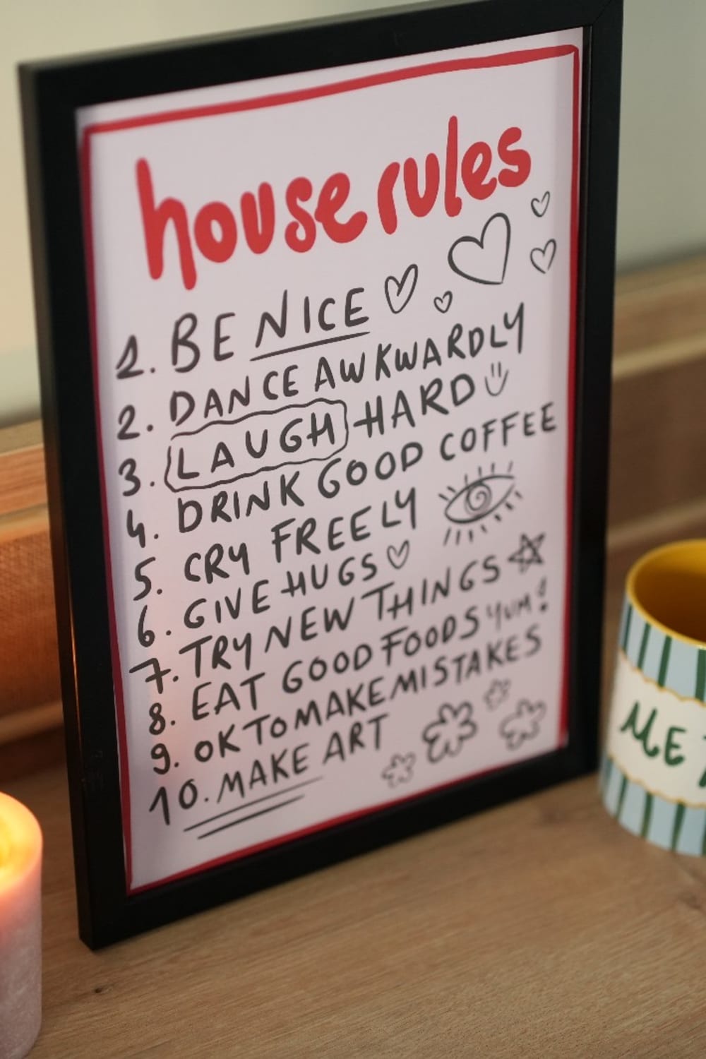 Hello Melody-House Rules Baskı-Tablo-2-Milagron.com