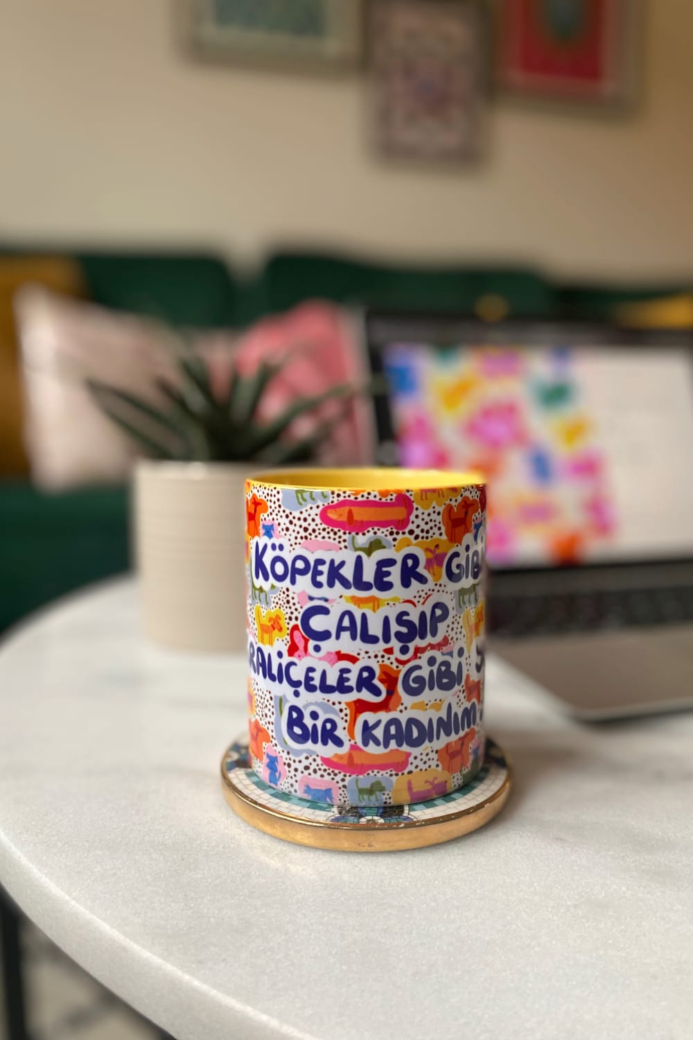 Hello Melody-Kraliçe Kupa-Bardak-1-Milagron.com