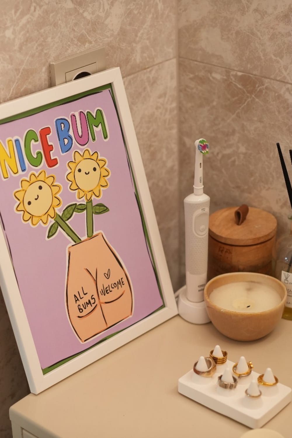 Hello Melody-Nice Bum Baskı-Tablo-3-Milagron.com