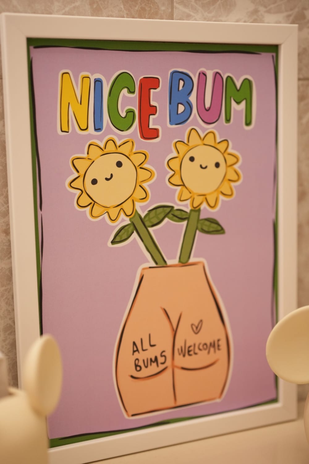 Hello Melody-Nice Bum Baskı-Tablo-4-Milagron.com